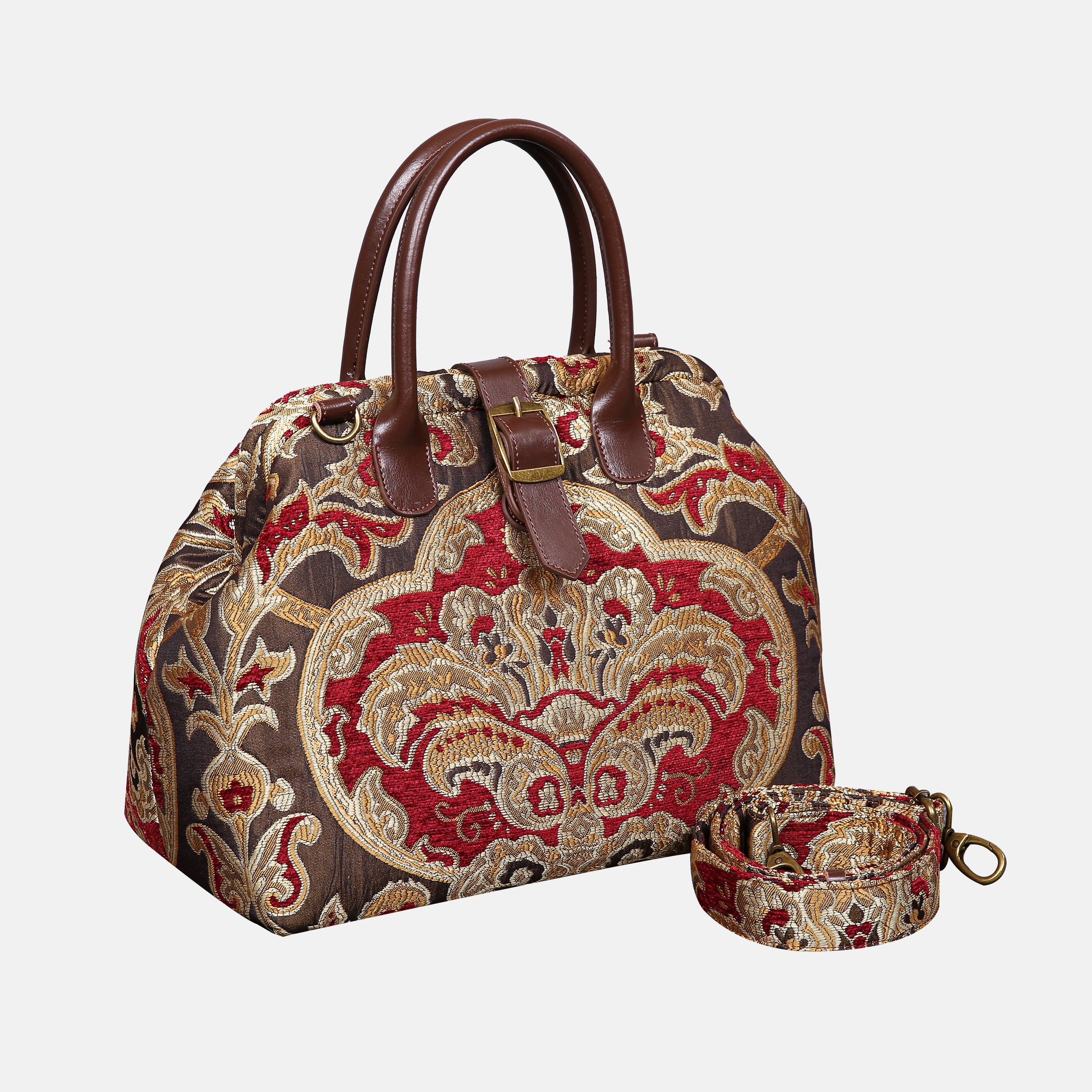 Cammino Gold Carpet Handbag Purse carpet bag MCW Handmade of America with strap