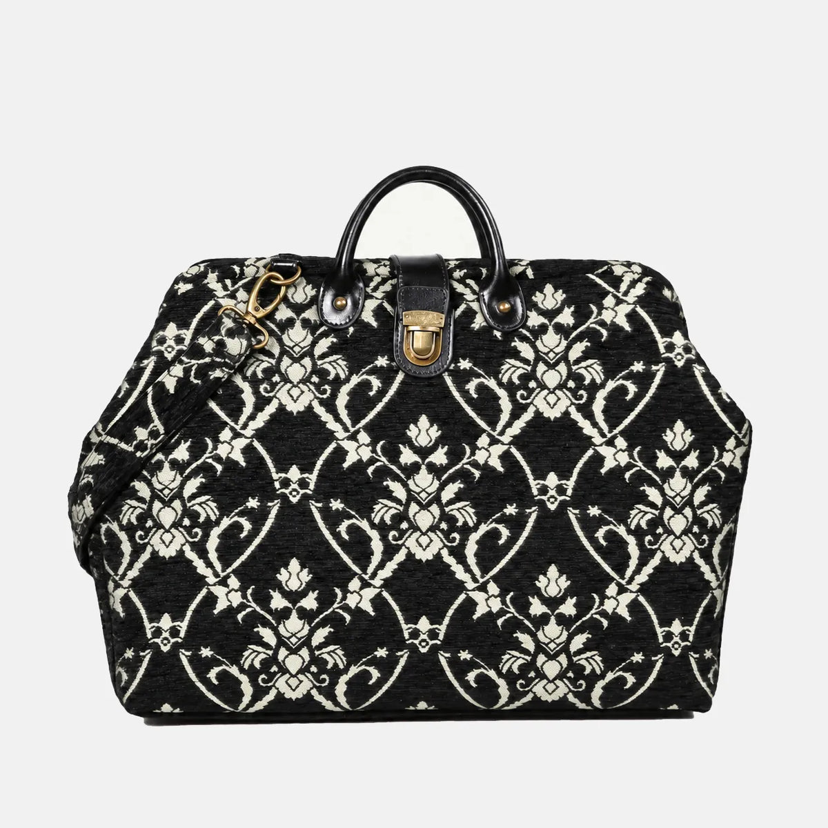 Carnaby Black Dark green Laptop Work Bag Carpetbag of America main