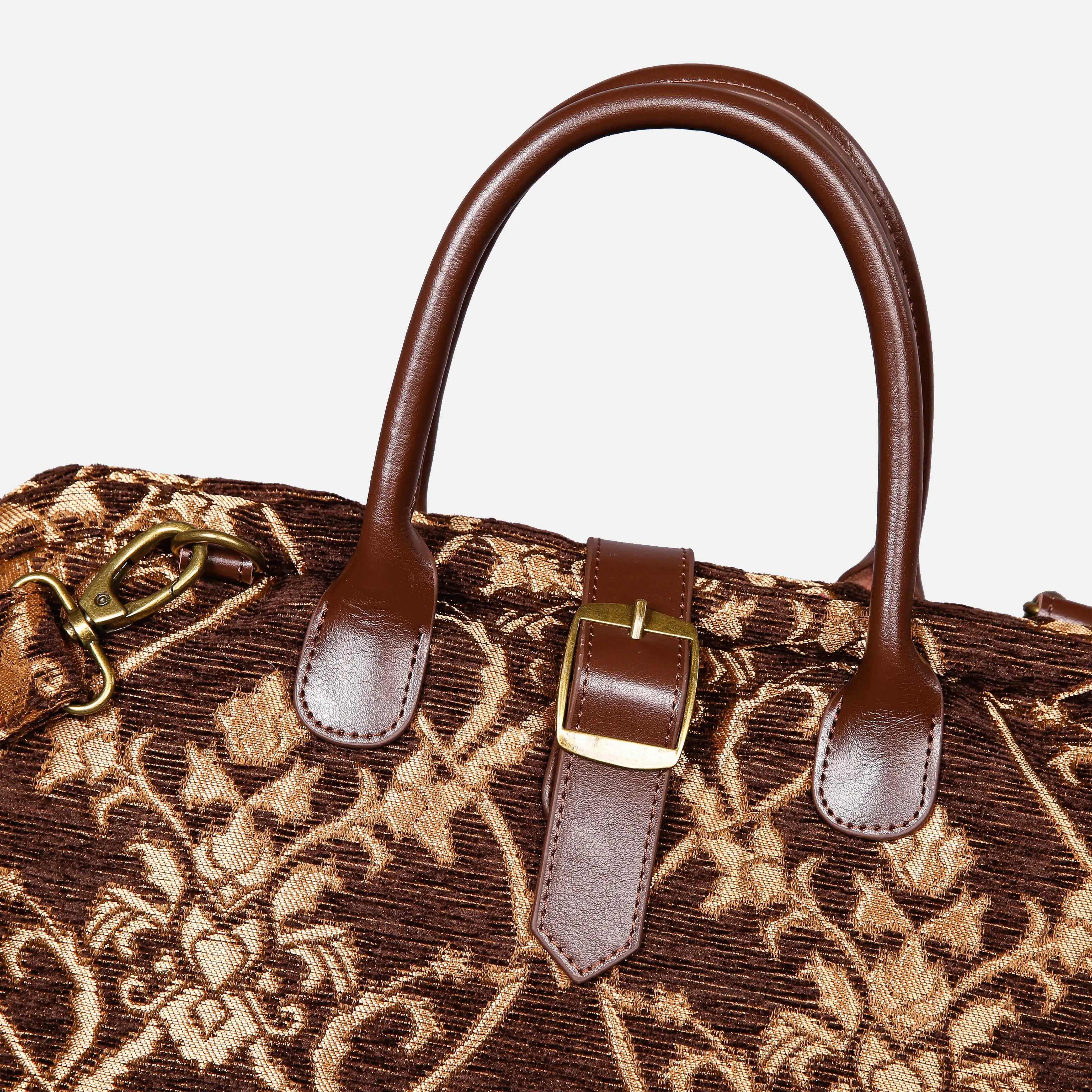 Carnaby Coffee Mary Poppins Weekender Carpetbag of America buckle