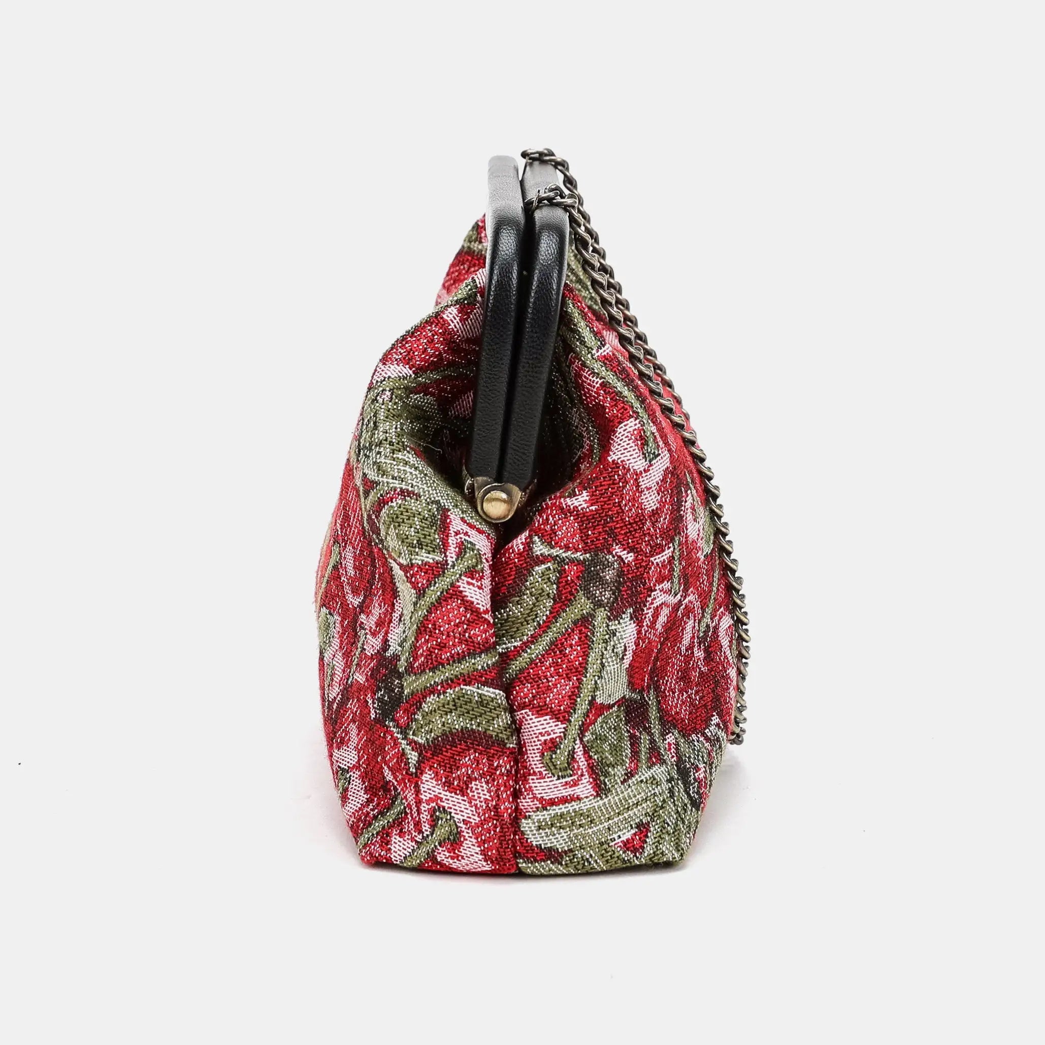 Cherry Cascade Alma Clutch Carpetbag of America side