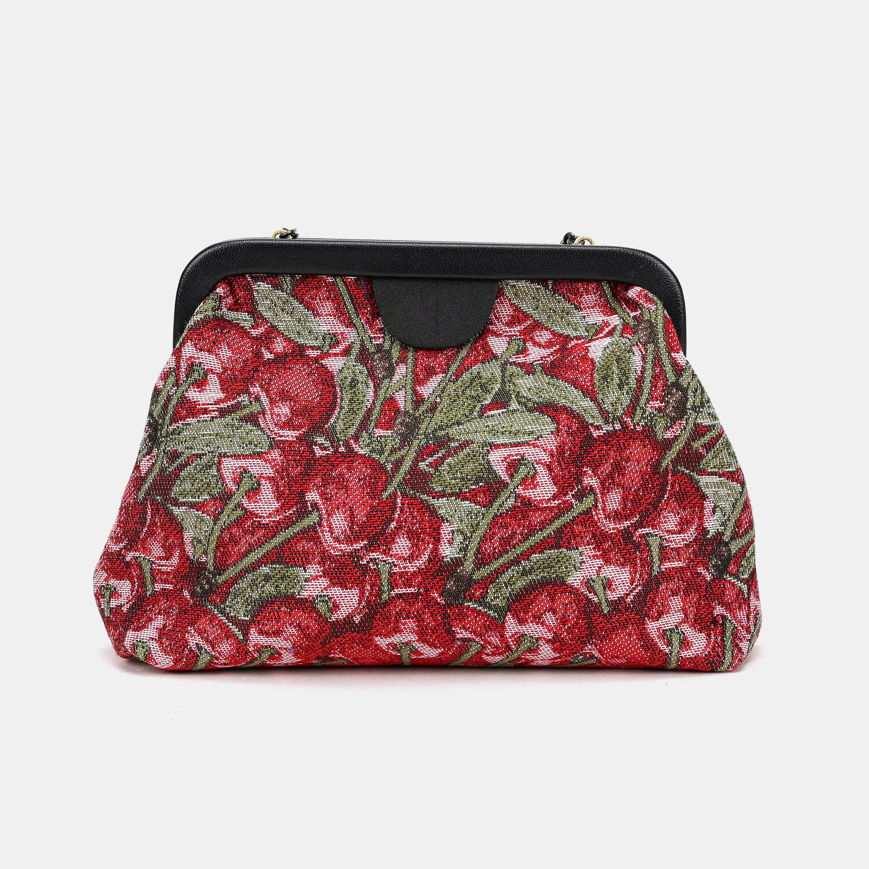 Cherry Cascade Alma Clutch Carpetbag of America back