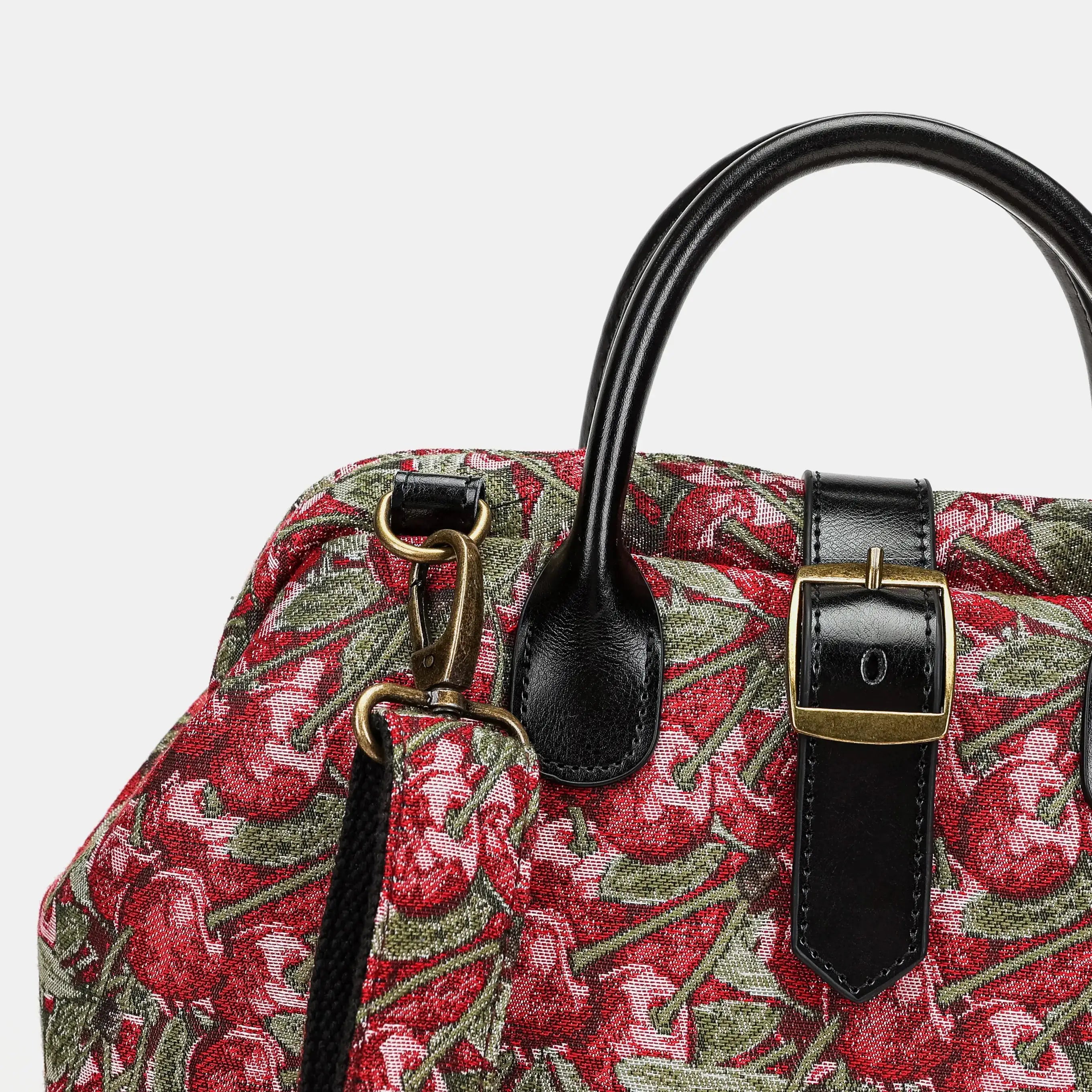 Cherry Cascade Carpet Laptop Backpack of America details