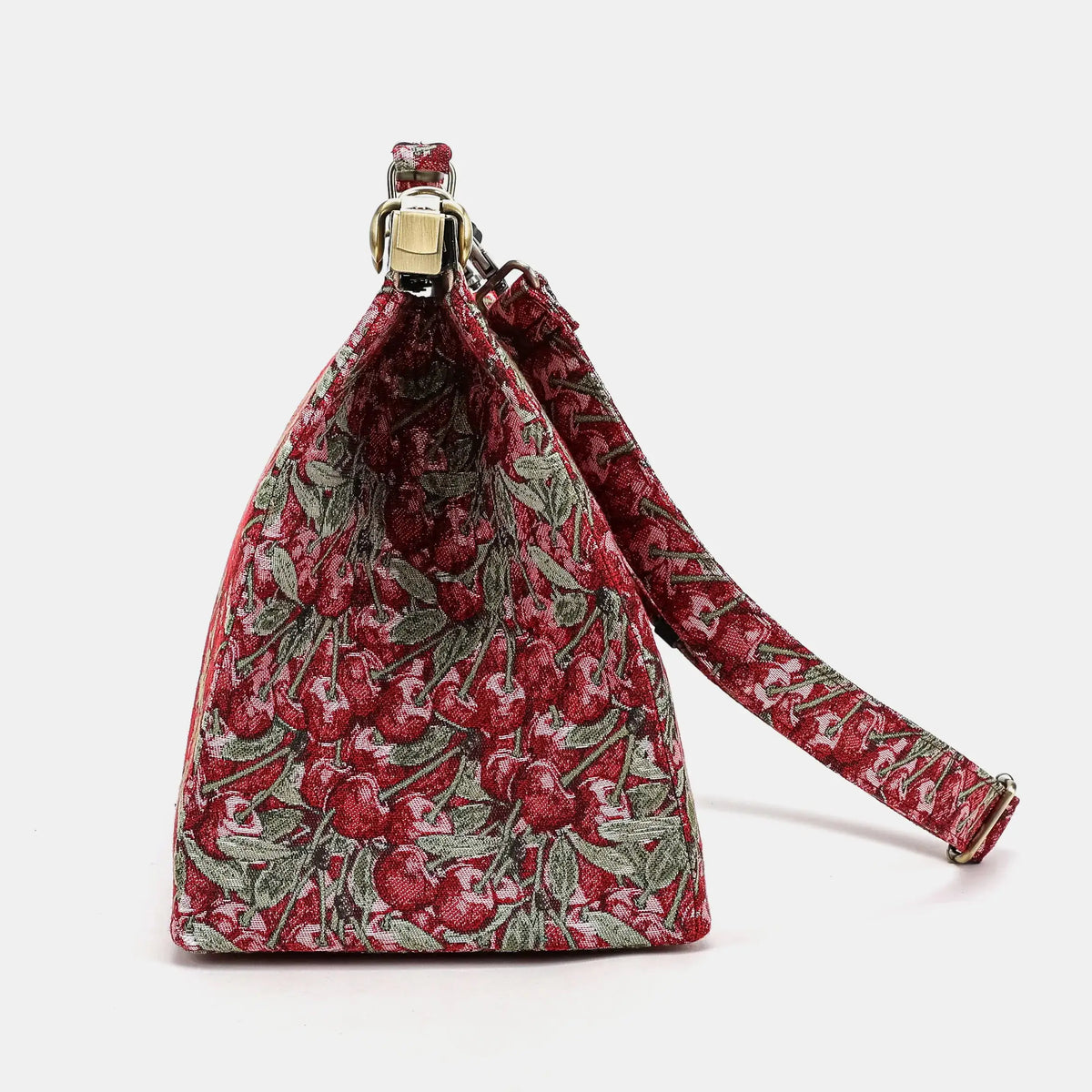 Cherry Cascade Celine Carpet Gladstone Bag of America  left side