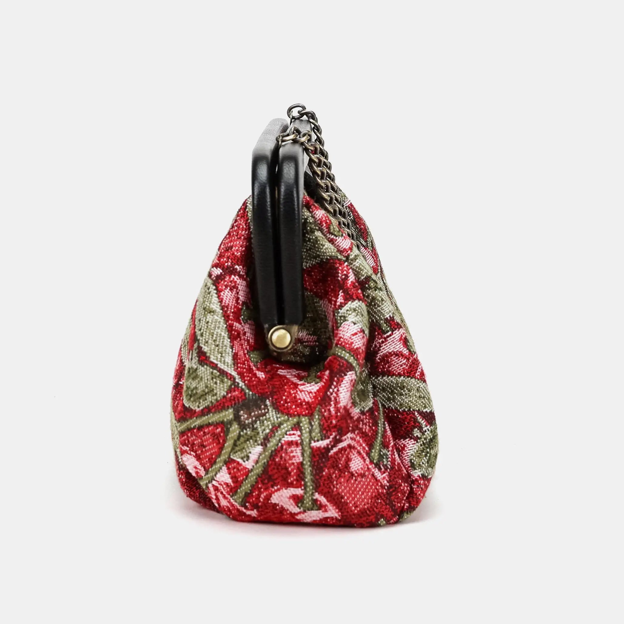 Cherry Cascade Evening Bag Clutch Carpetbag of America side