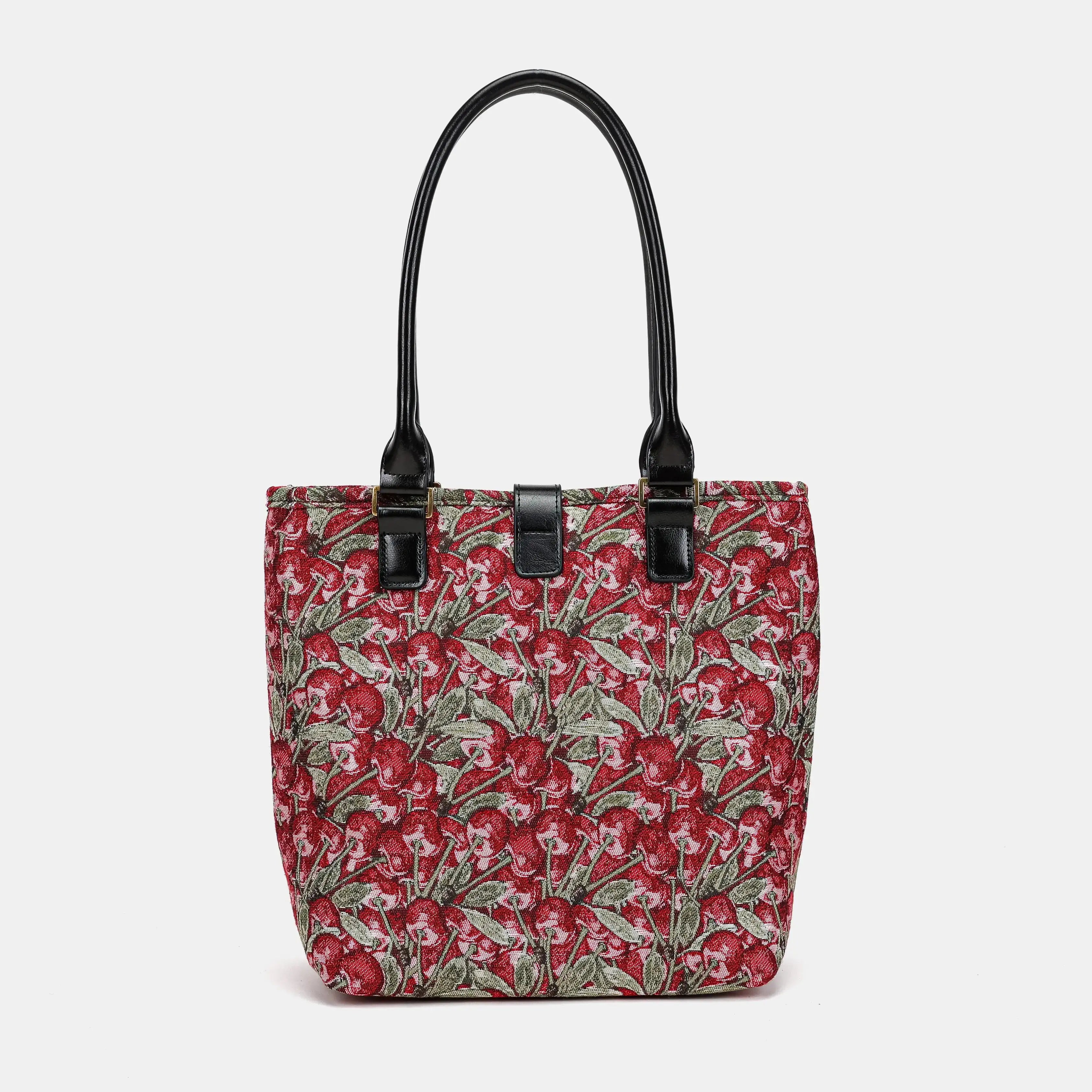 Cherry Cascade Everyday Tote Bag of America back