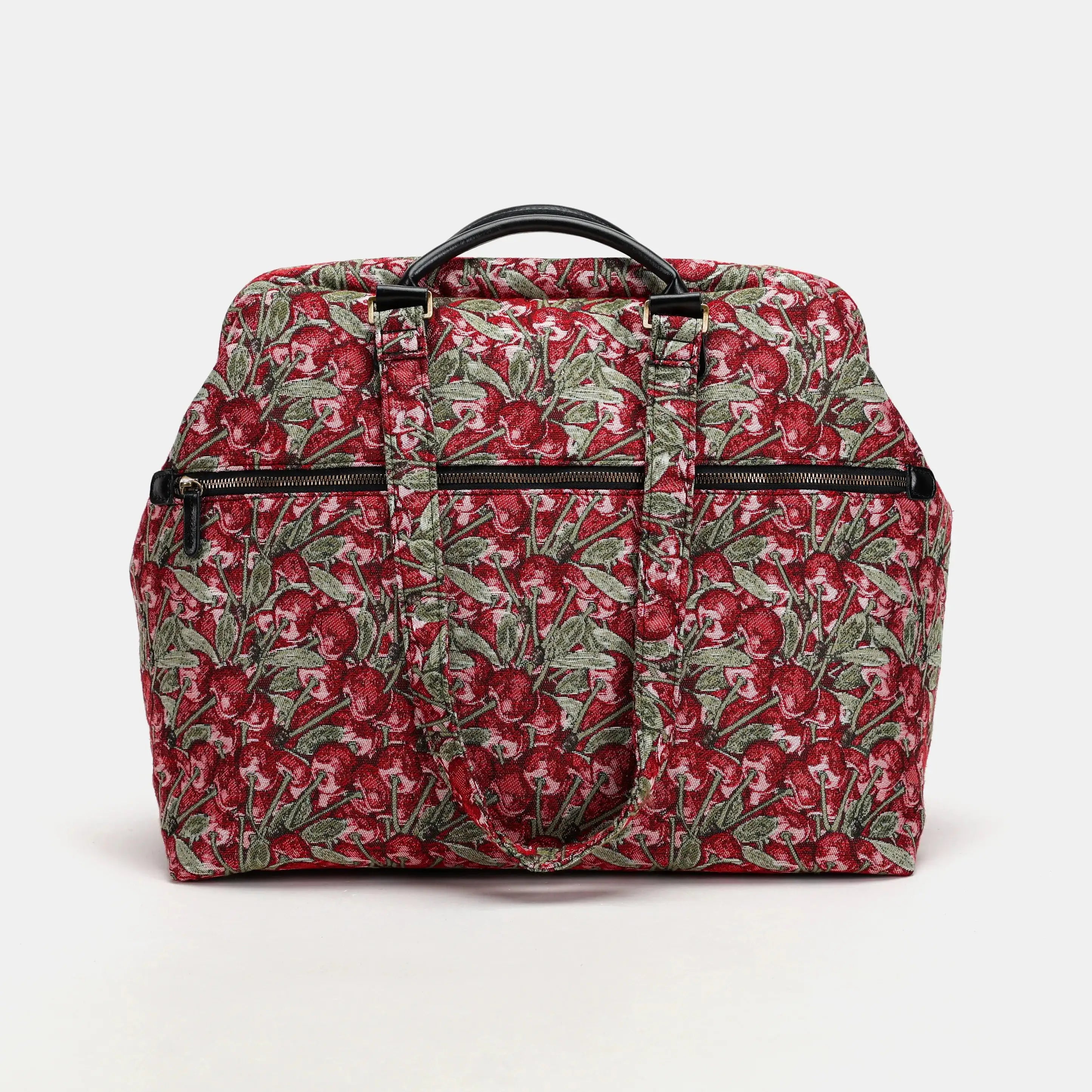 Cherry Cascade Knitting Project Bag  of America back-1