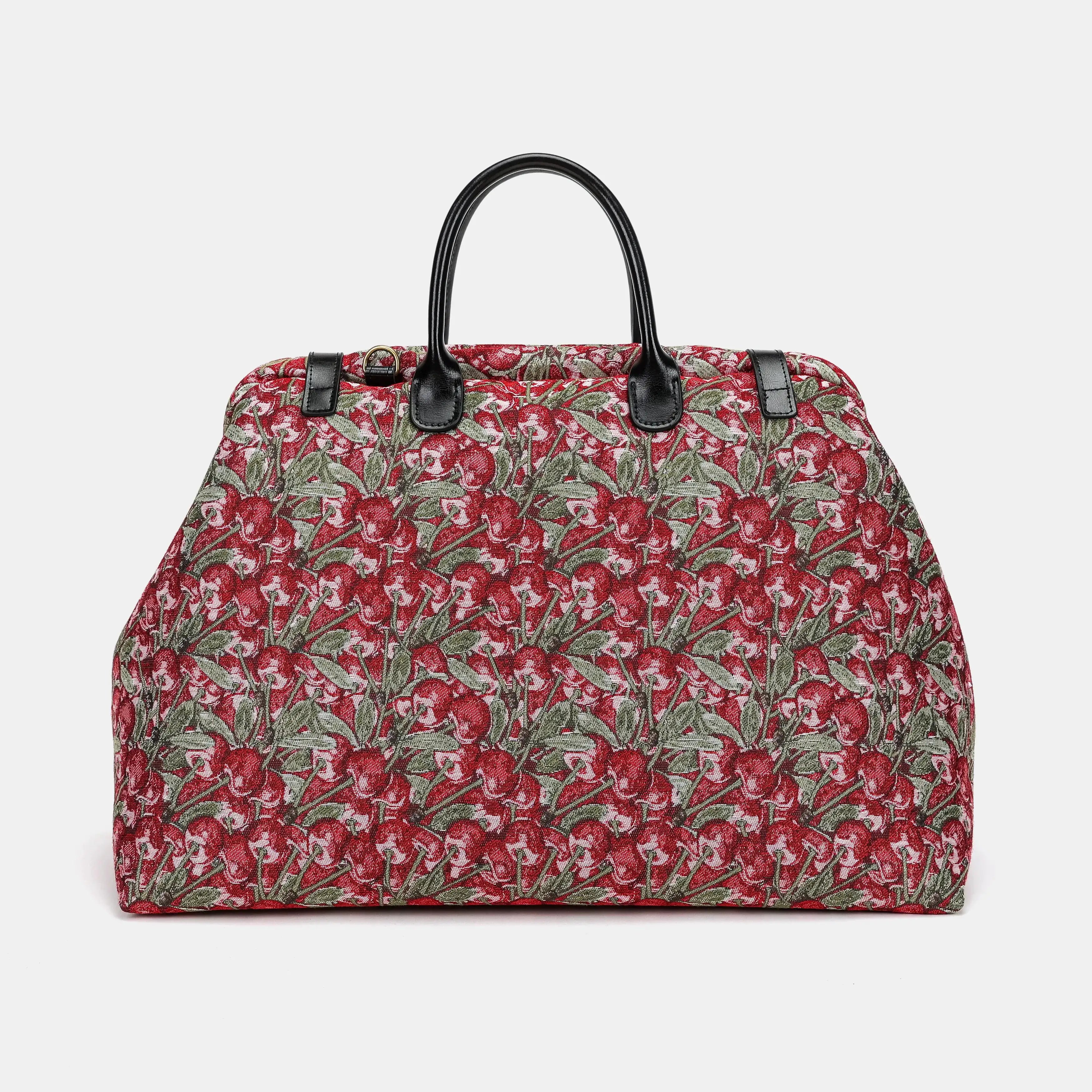 Cherry Cascade Large Carpetbag of America back