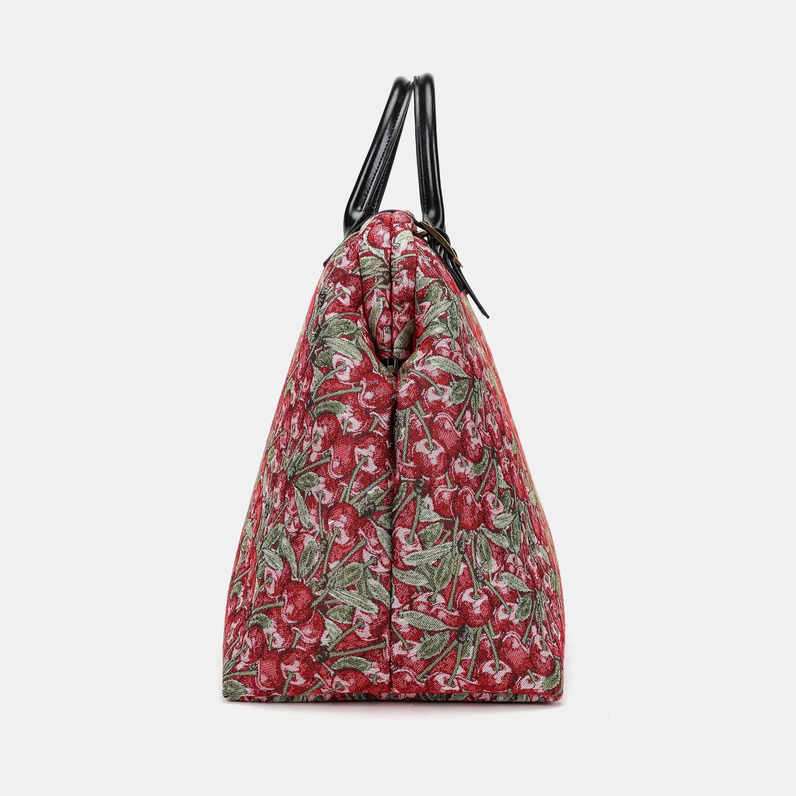 Cherry Cascade Large Carpetbag of America side