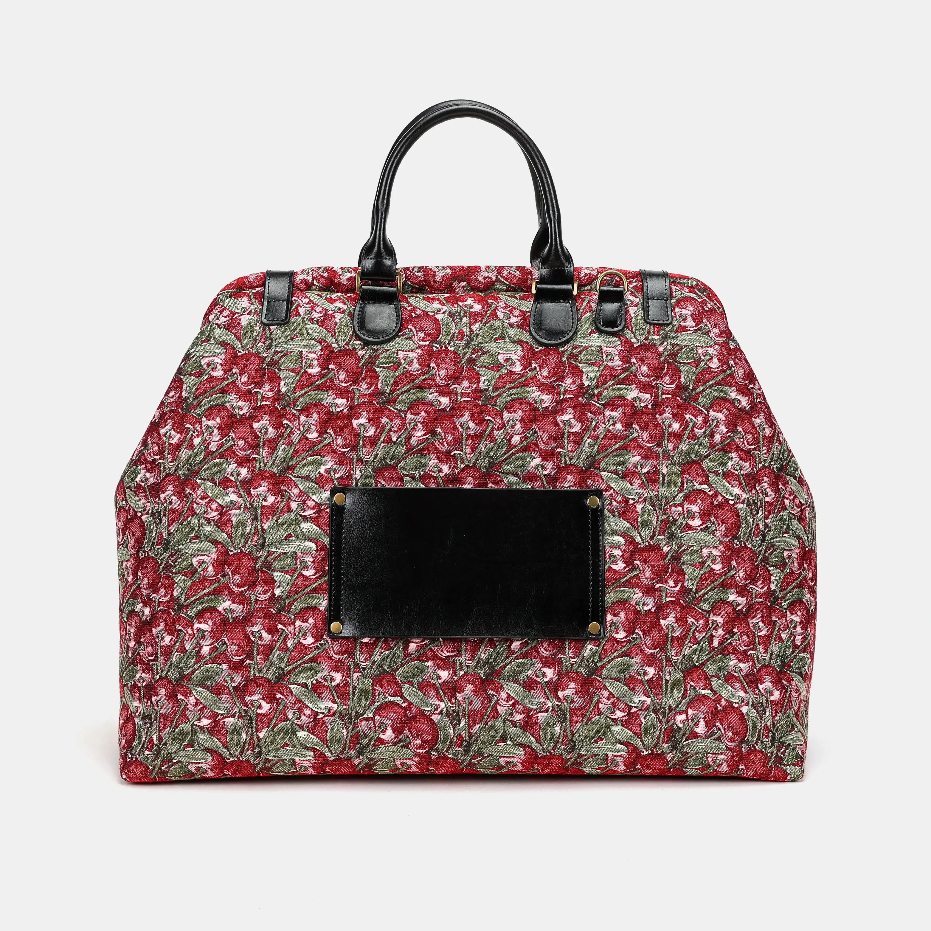 Cherry Cascade Men's Travel Carpetbag of America back-3