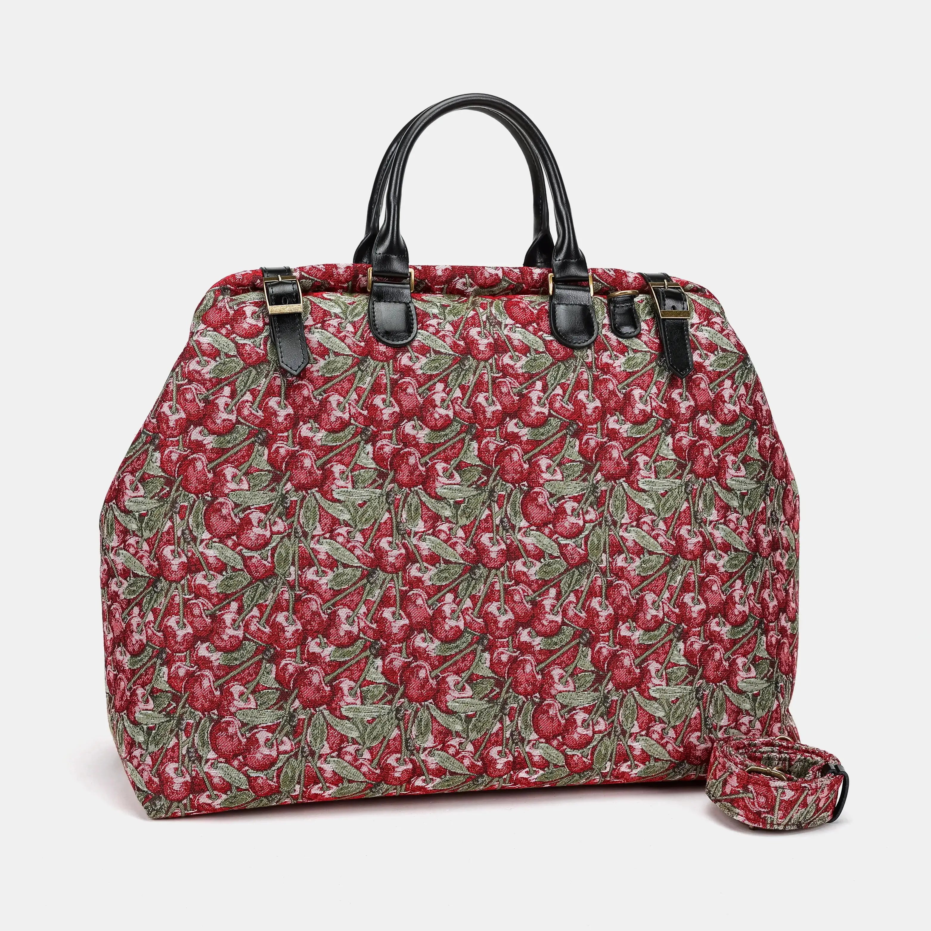 Cherry Cascade Men's Travel Carpetbag of America main