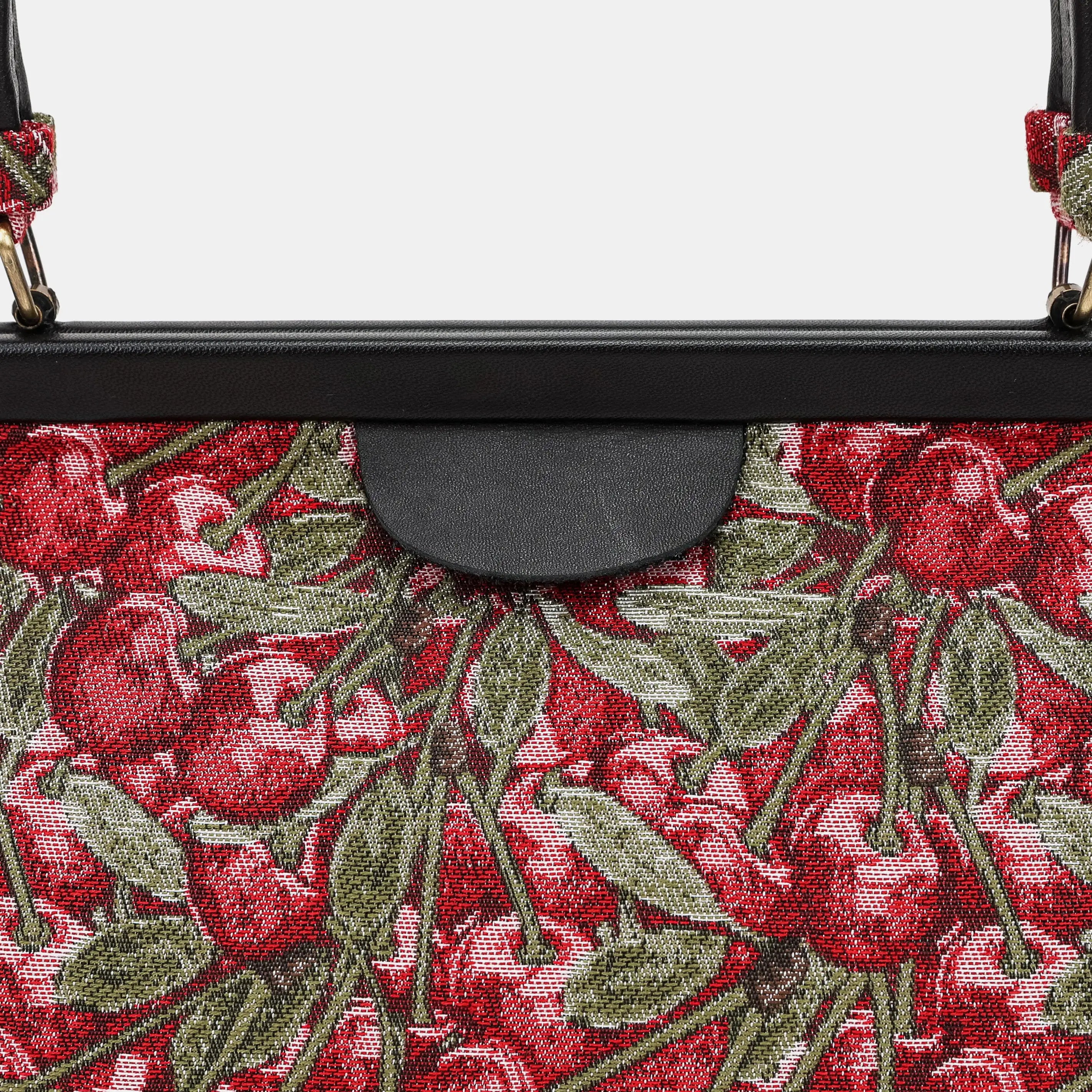 Cherry Cascade Shoulder Bag Carpetbag of America details