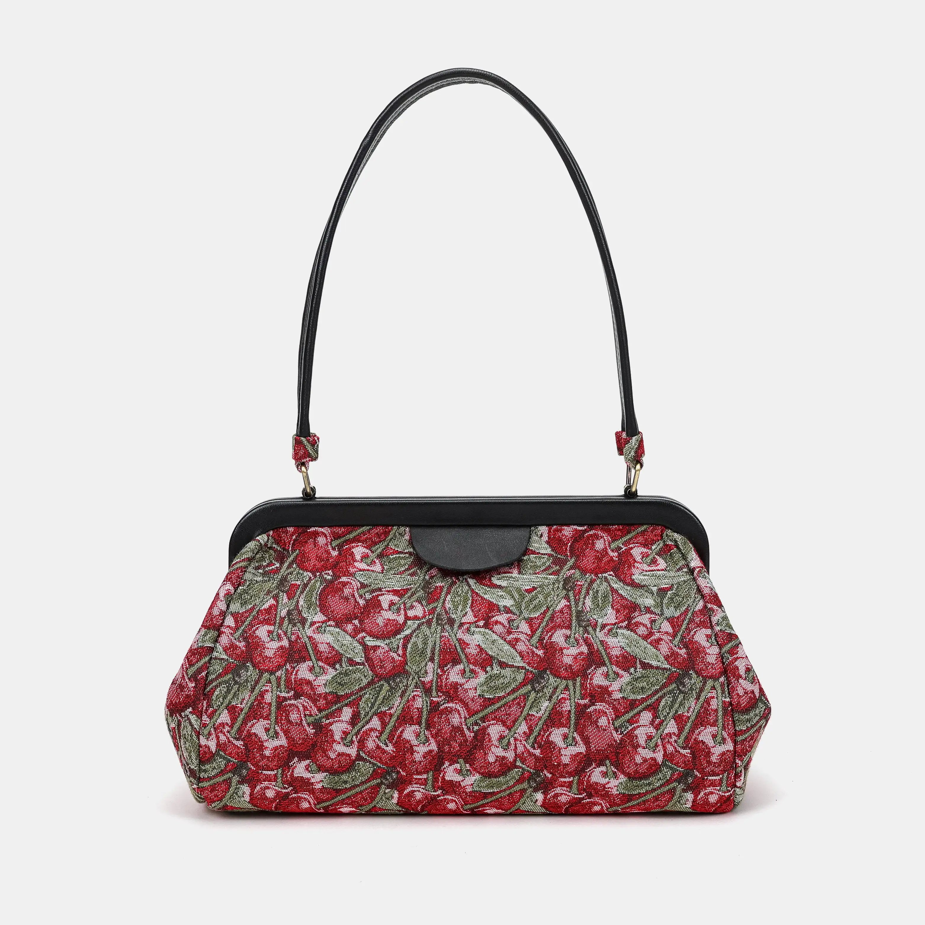 Cherry Cascade Shoulder Bag Carpetbag of America main