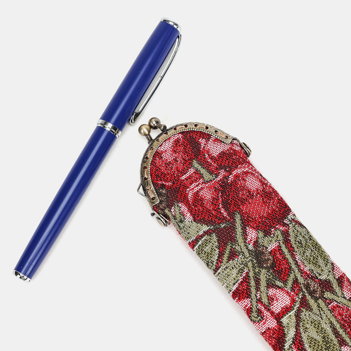 Cherry Cascade Solo Pen Case Carpetbag of America with pen