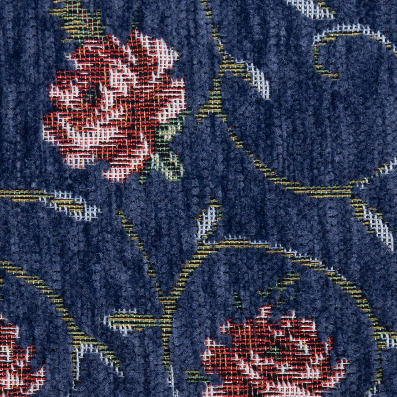 Checkbook Cover Climbing Rose Blue of America details