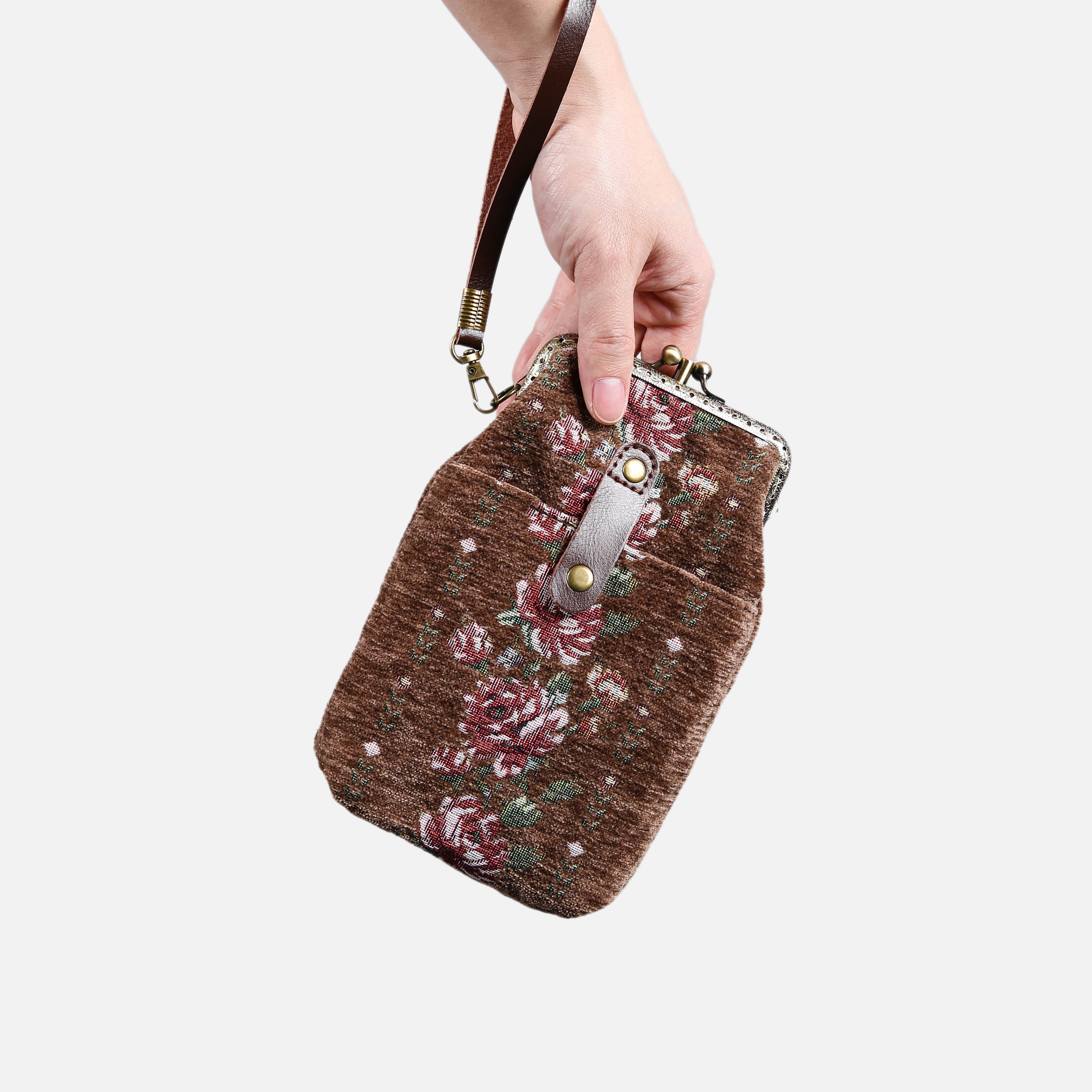 Climbing Rose Coffee Series Carpet Phone Case Carpetbag of America Rose Trail main
