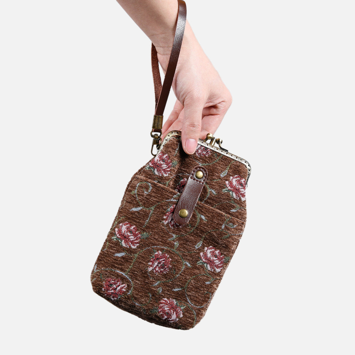 Climbing Rose Coffee Series Carpet Phone Case Carpetbag of America Climbing Rose main