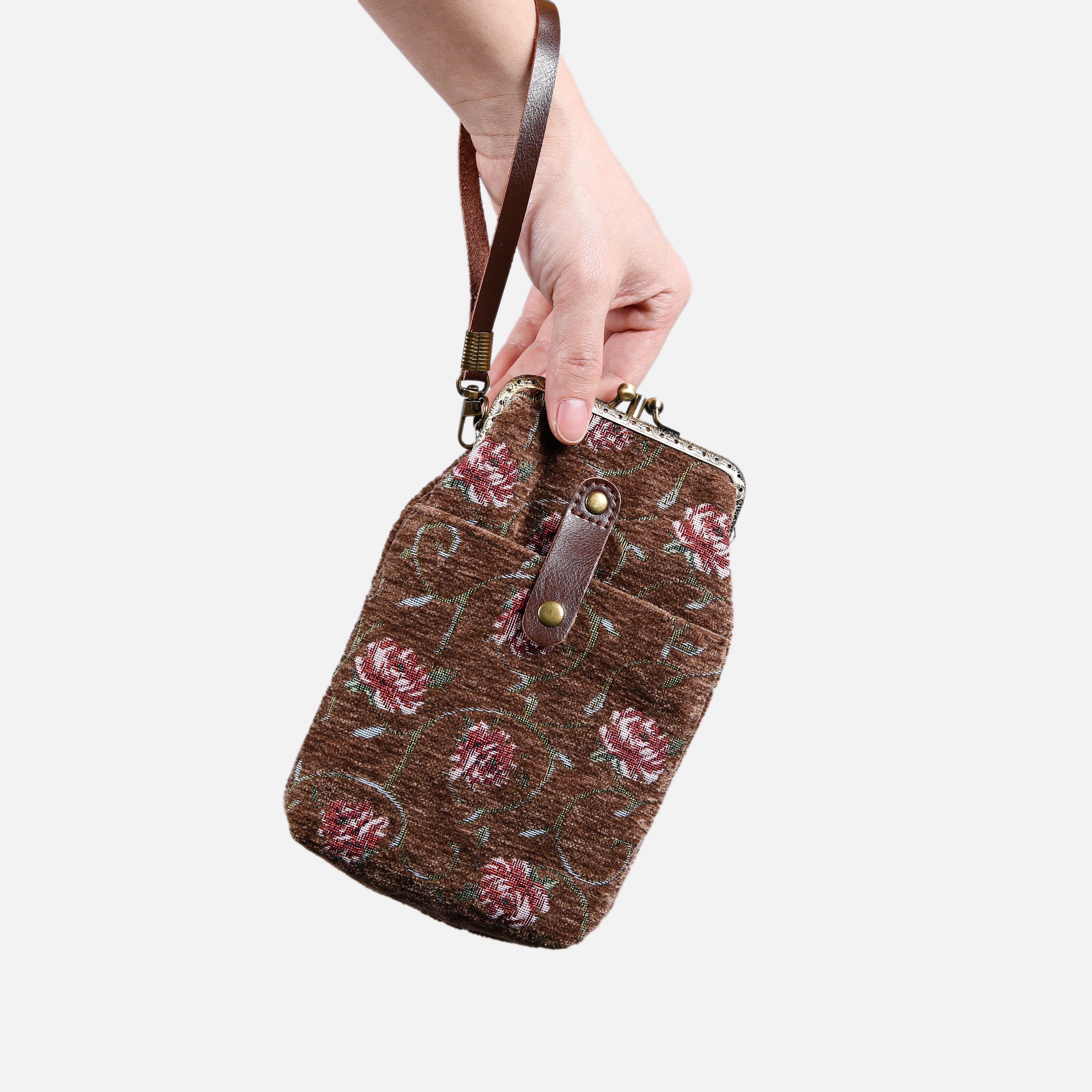 Climbing Rose Coffee Series Carpet Phone Case Carpetbag of America Climbing Rose main