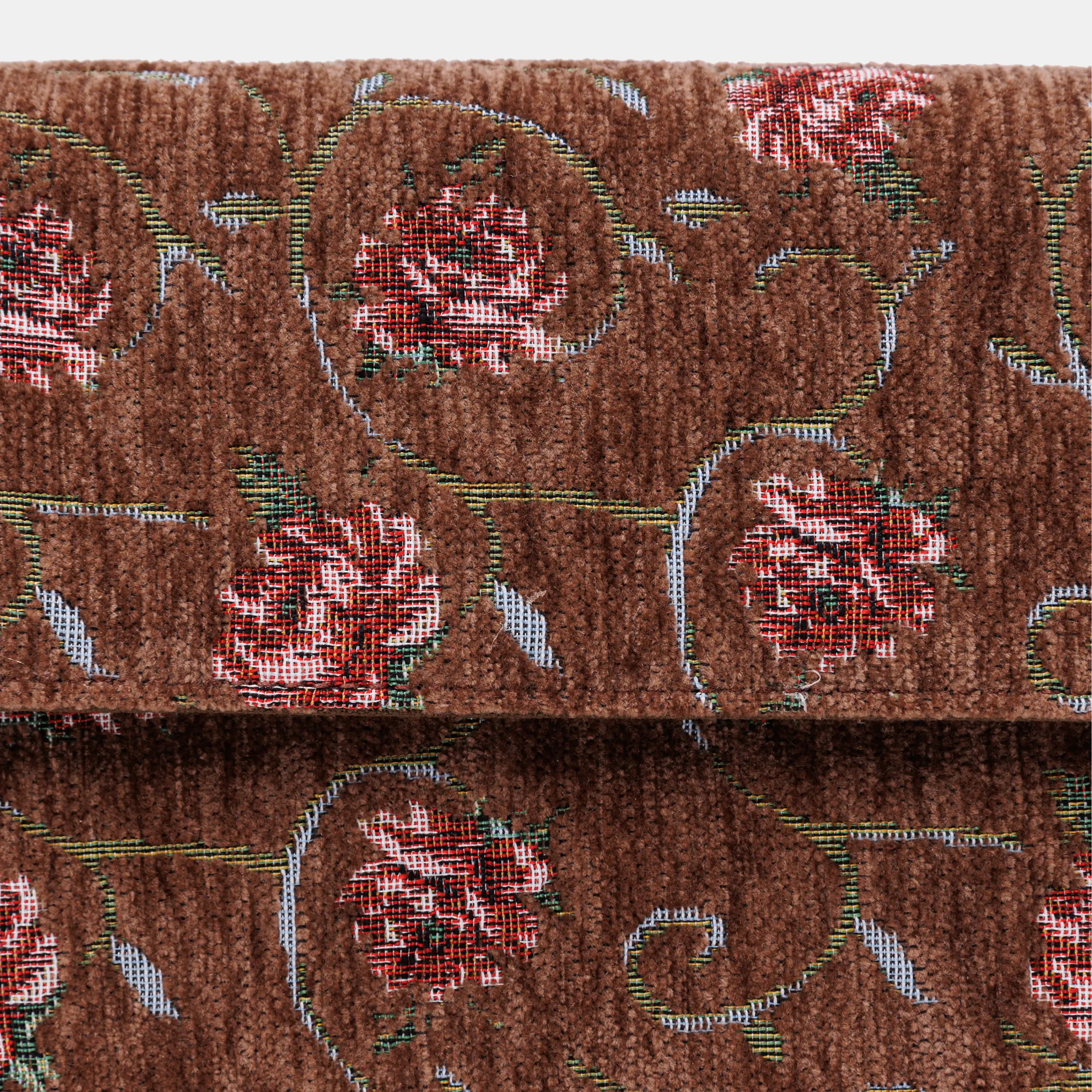 Climbing Rose Flap Crossbody Bag carpet bag of America details