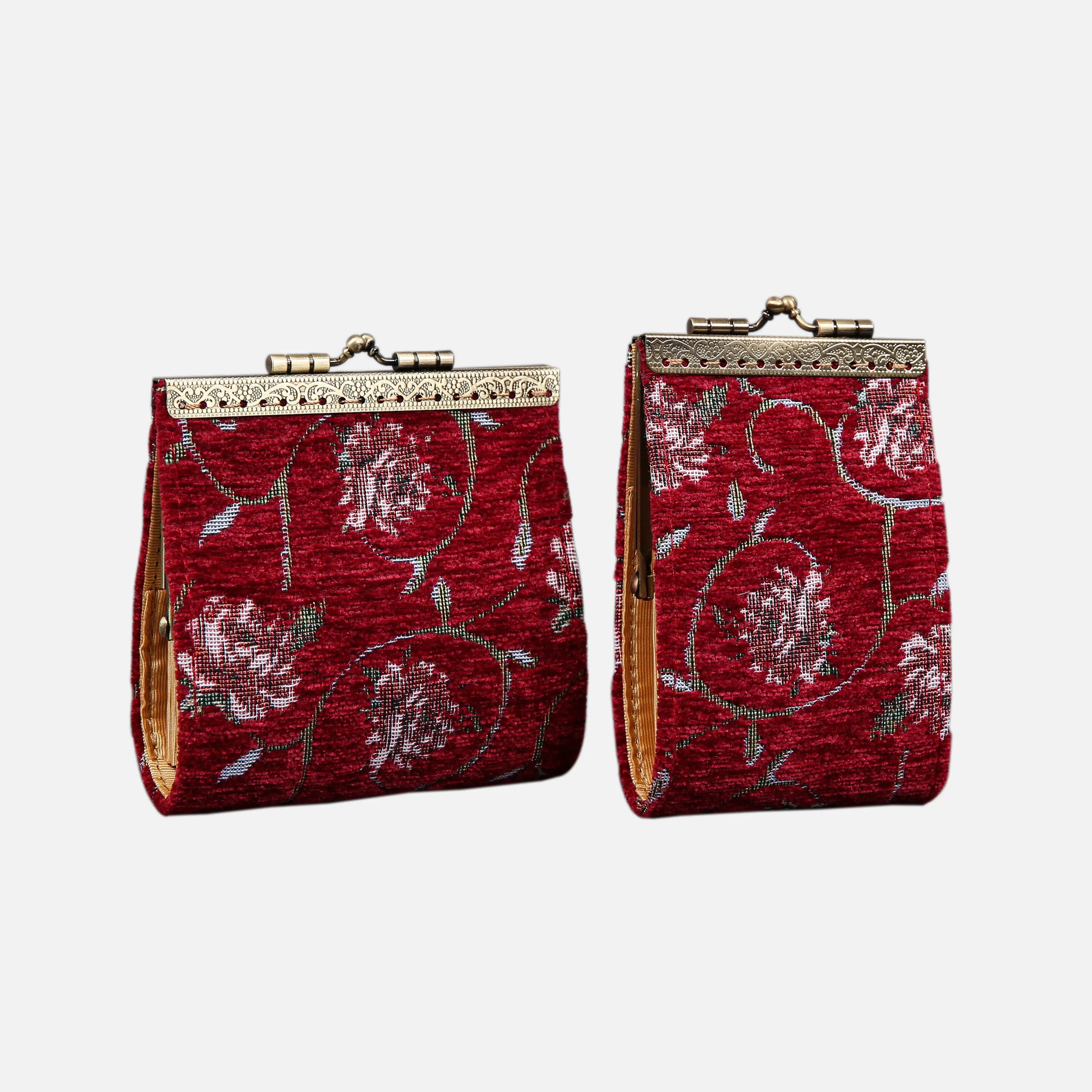Climbing Rose Red Card Wallet  of America main