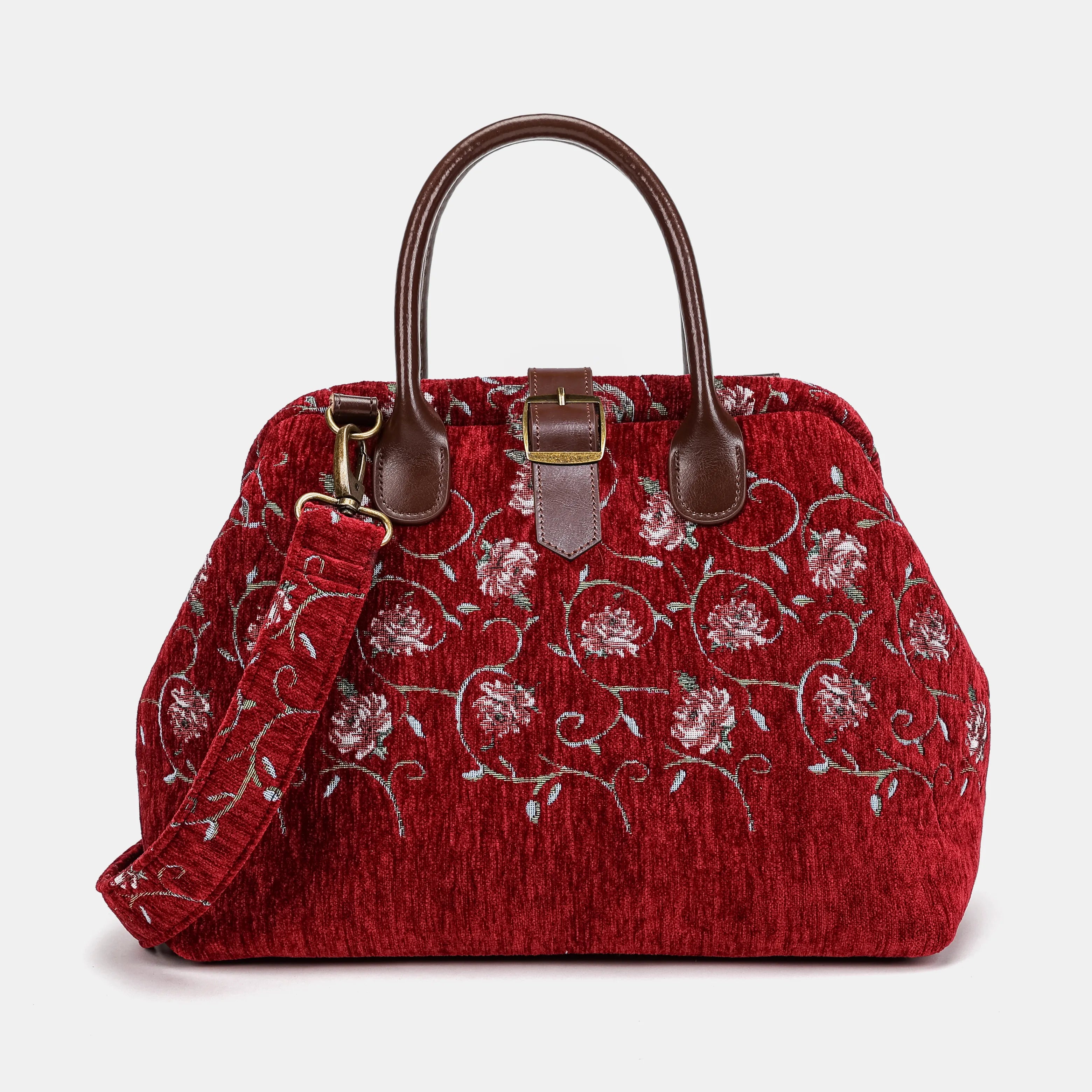 Climbing Rose Red | Carpet Handbag Purse of America main