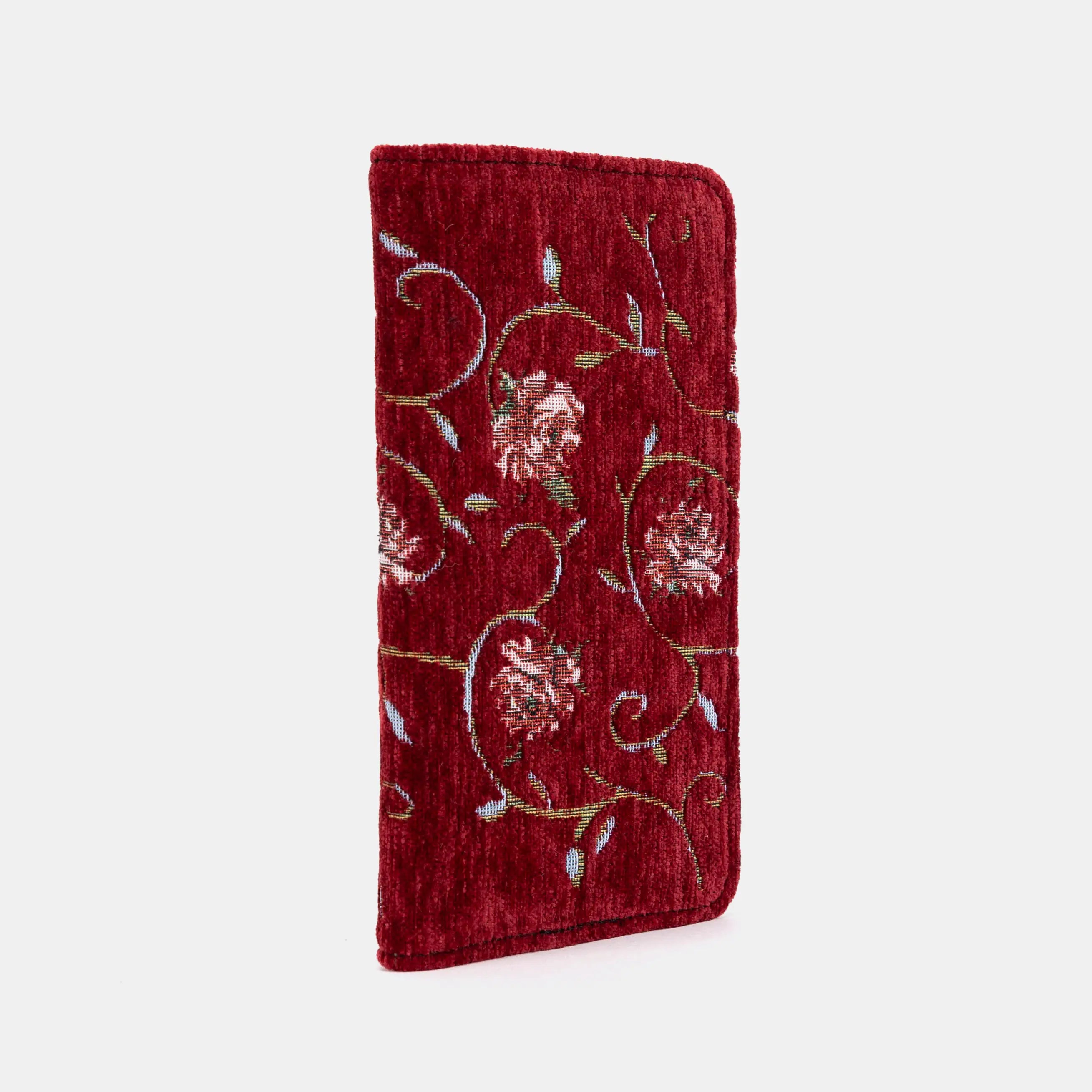 Climbing Rose Red Checkbook Cover of America side front
