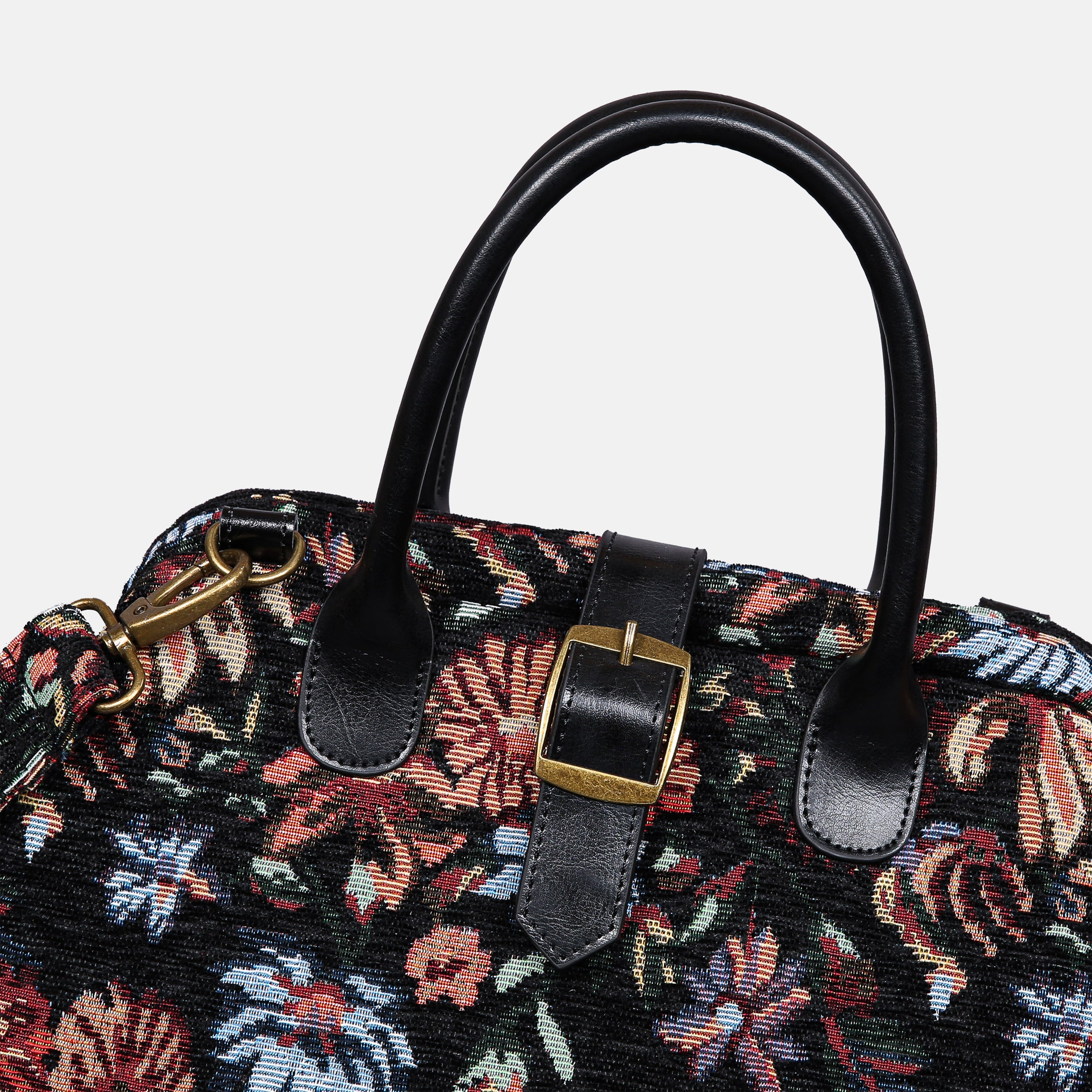 Colorful Cosmos Carpet Handbag Purse carpet bag MCW Handmade of America buckle