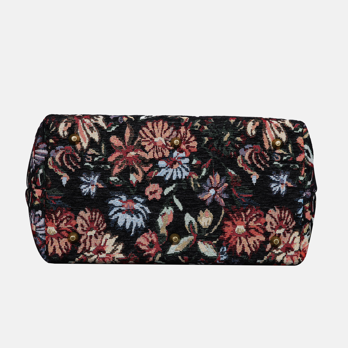Colorful Cosmos Carpet Handbag Purse carpet bag MCW Handmade of America bottom