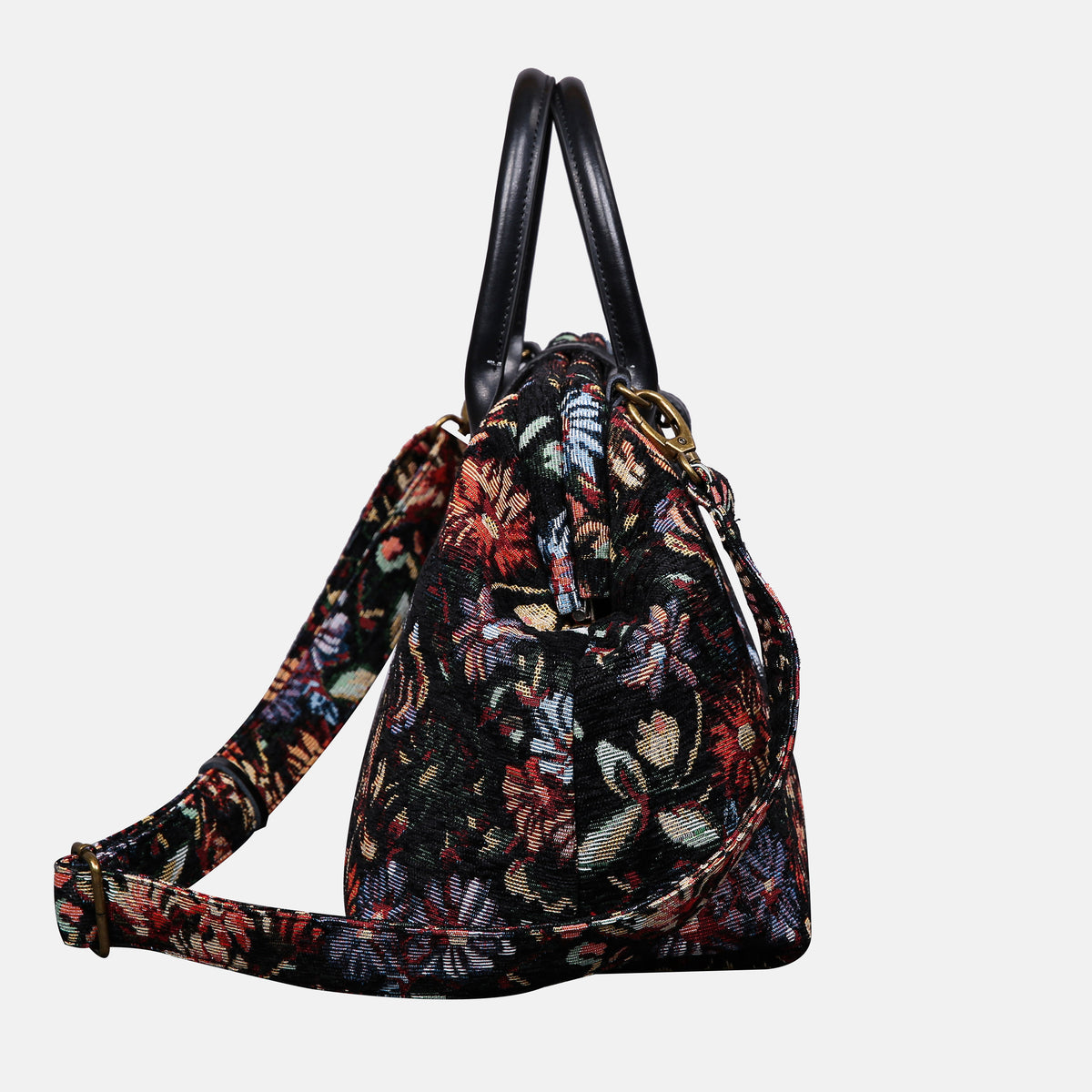 Colorful Cosmos Carpet Handbag Purse carpet bag MCW Handmade of America side