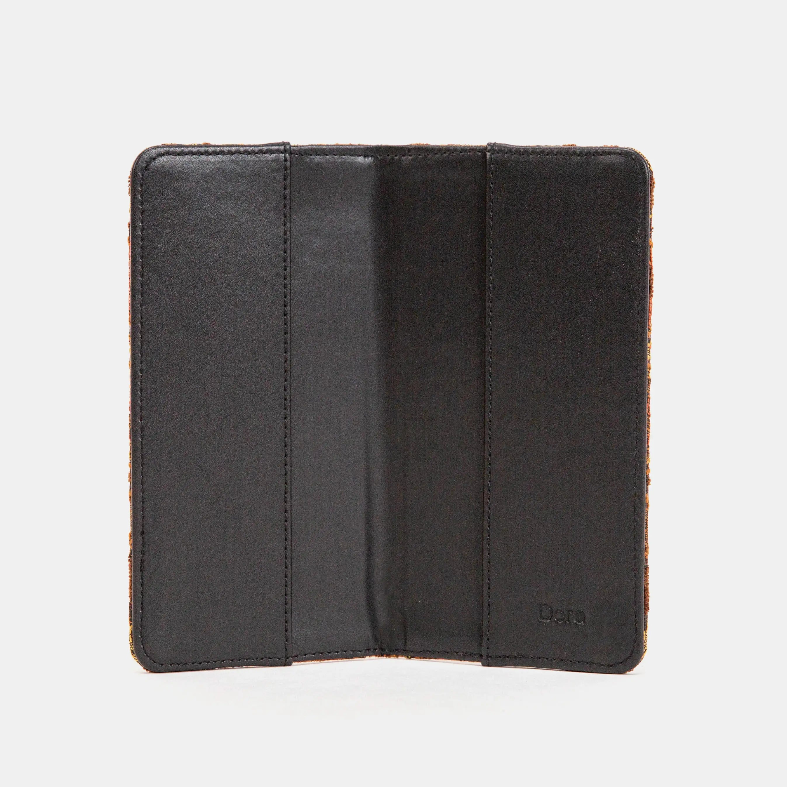 Damask D. Brown Checkbook Cover of America inside