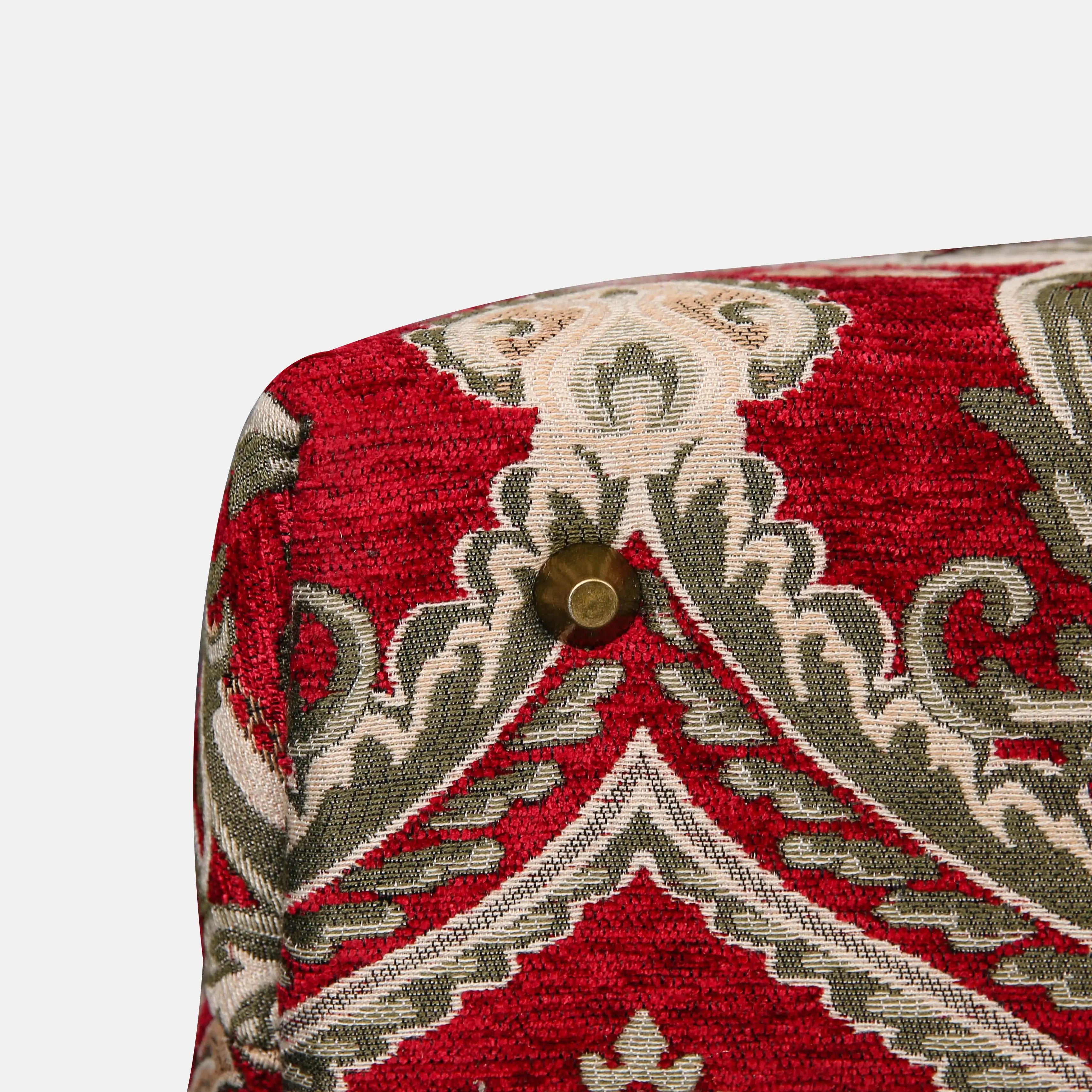 Elizabeth Red Mary Poppins Weekender Carpetbag bottom