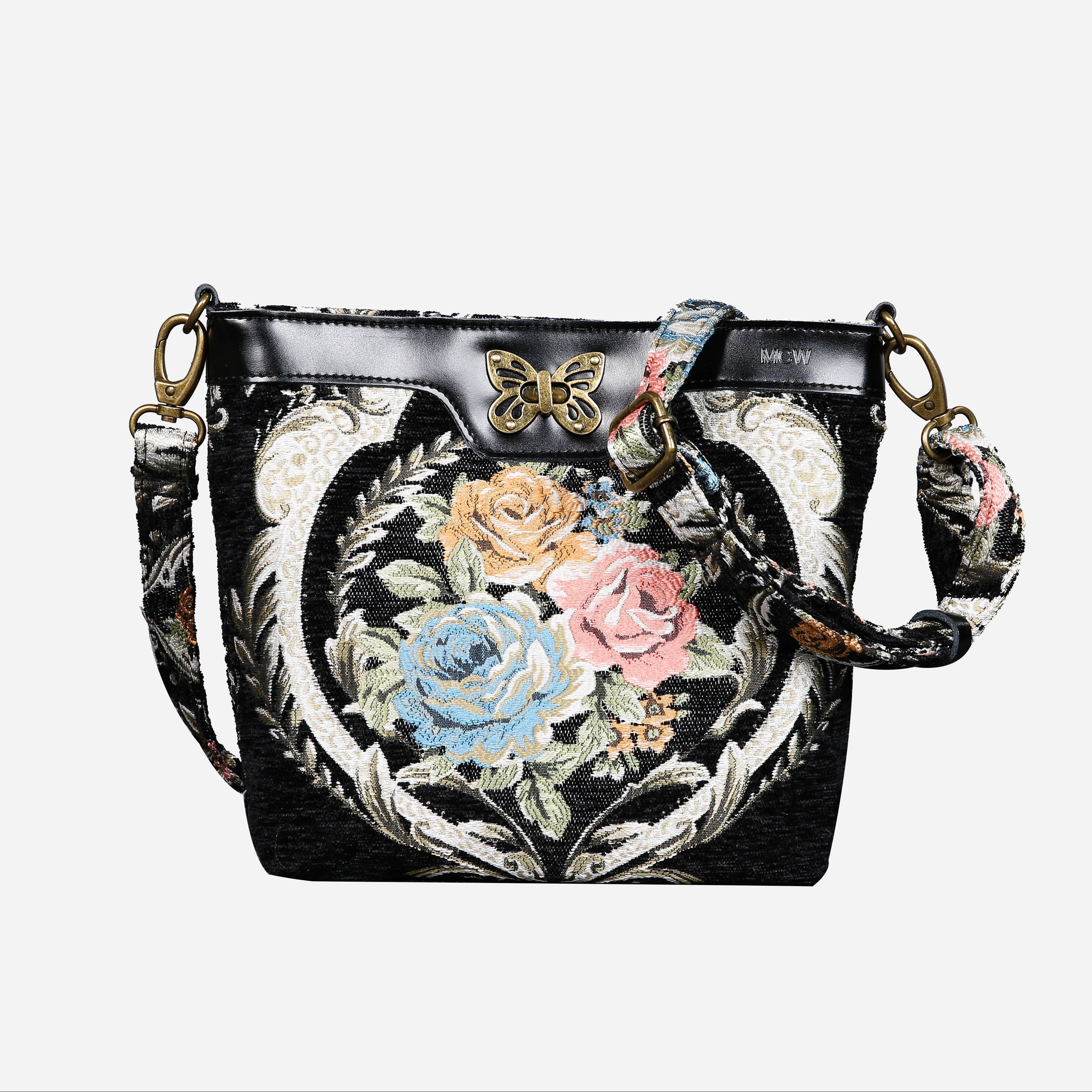 Eternal Elegance Blk Carpet Crossbody Bag carpet bag MCW Handmade of America main