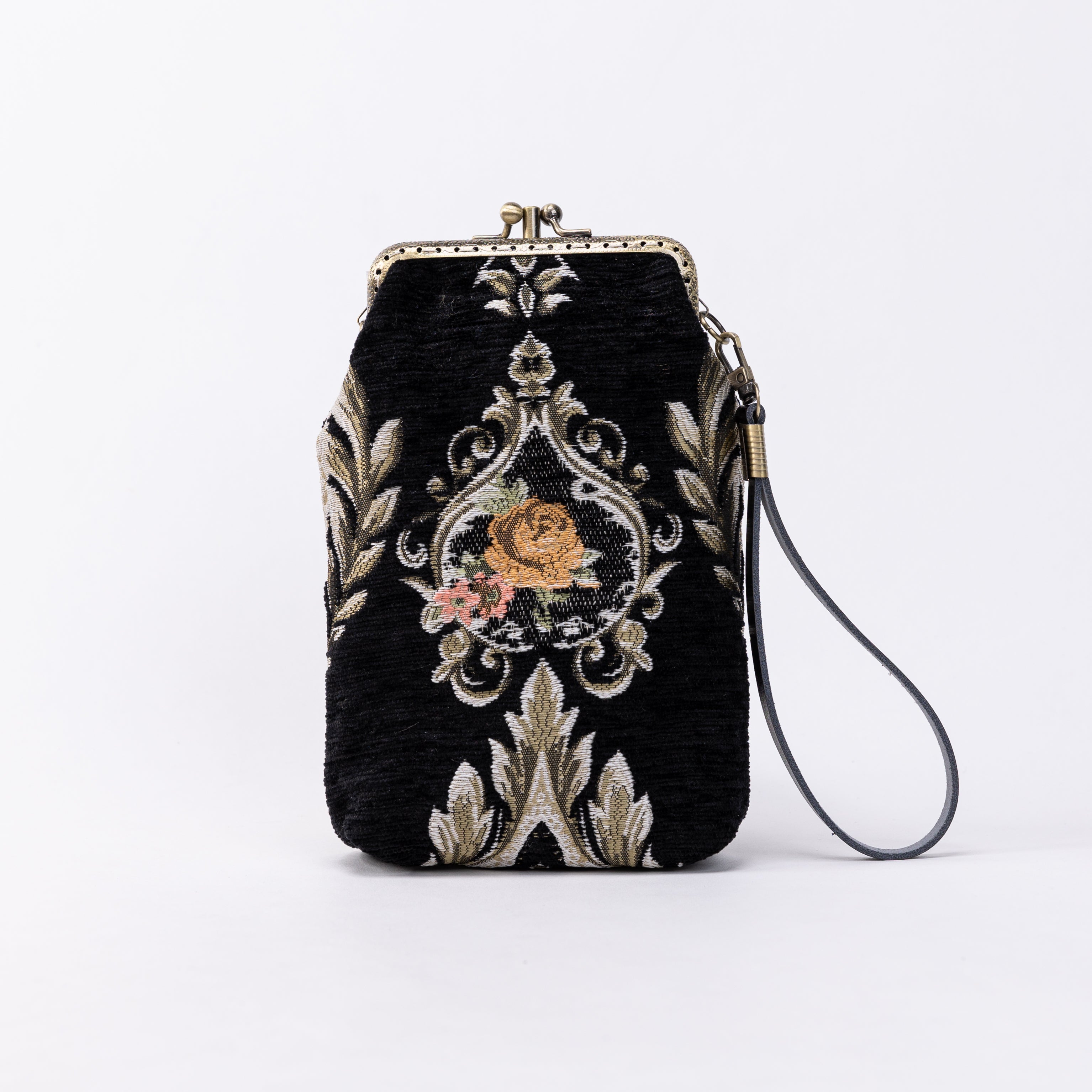 Eternal Elegance Black Carpet Phone Case Carpetbag of America back