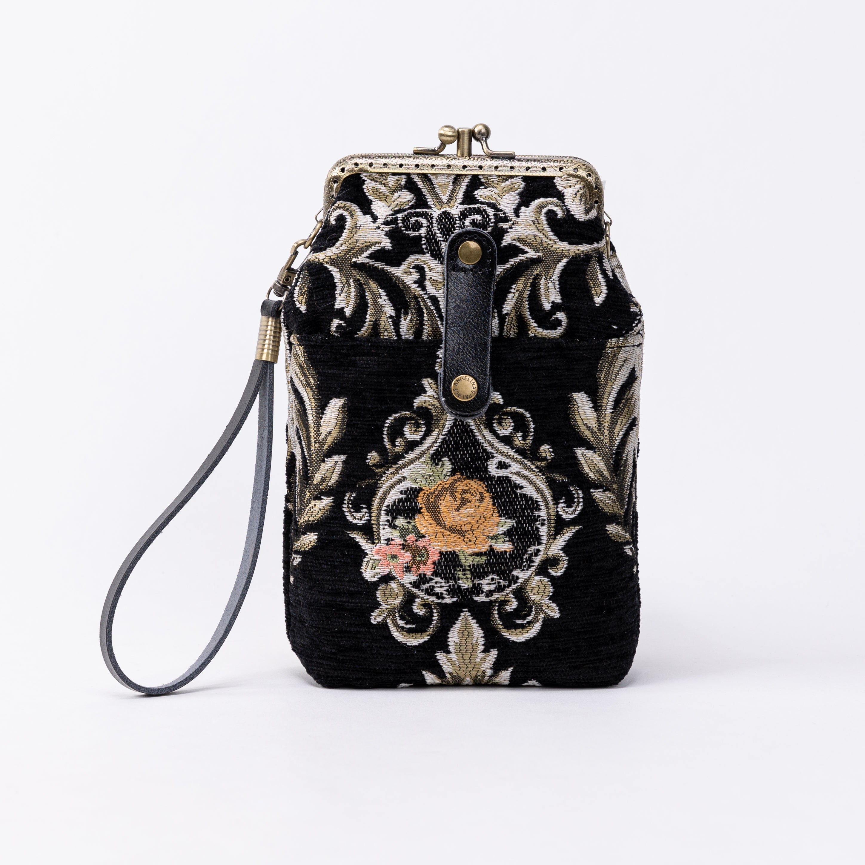Eternal Elegance Black Carpet Phone Case Carpetbag of America front