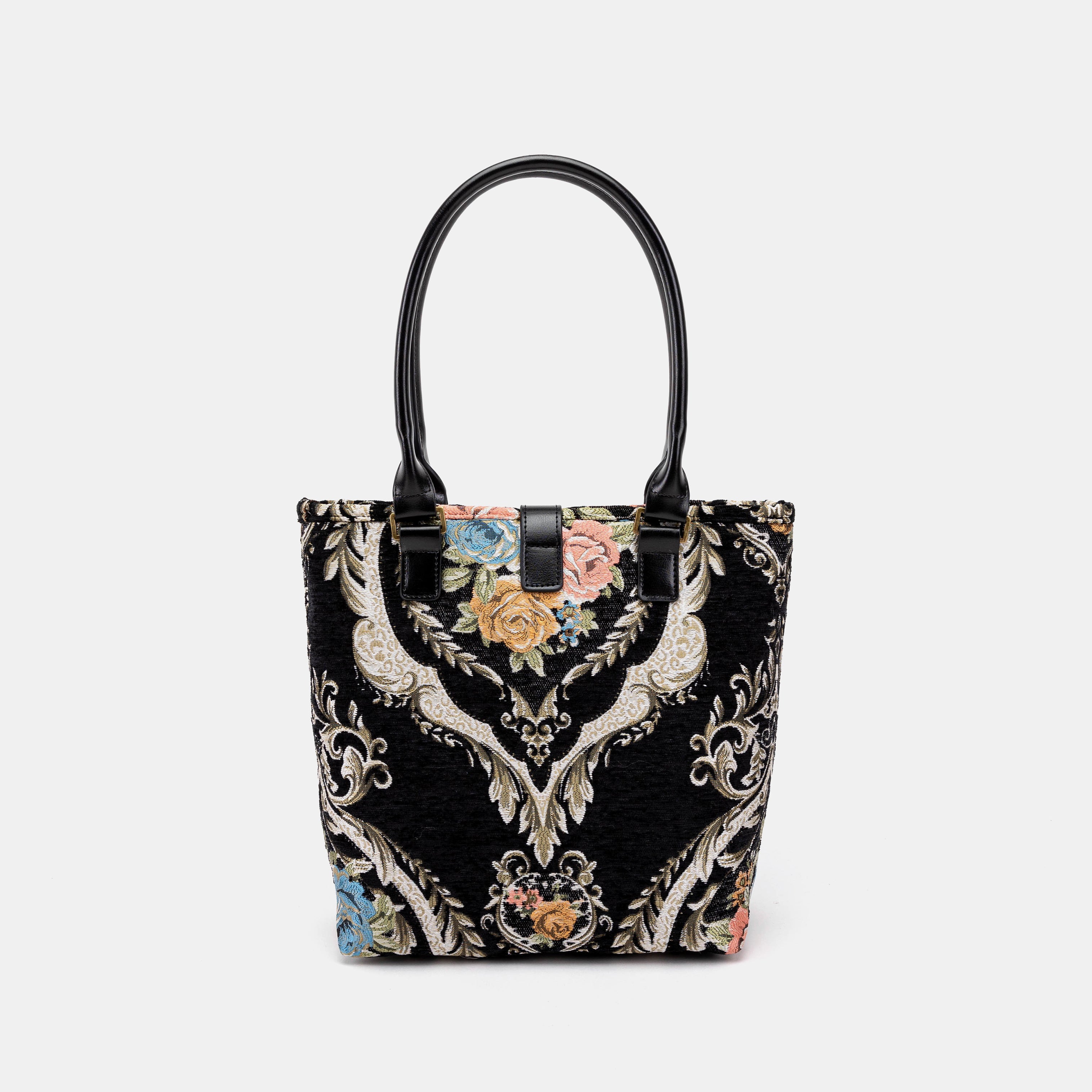 Eternal Elegance Black Everyday Tote Bag of America back