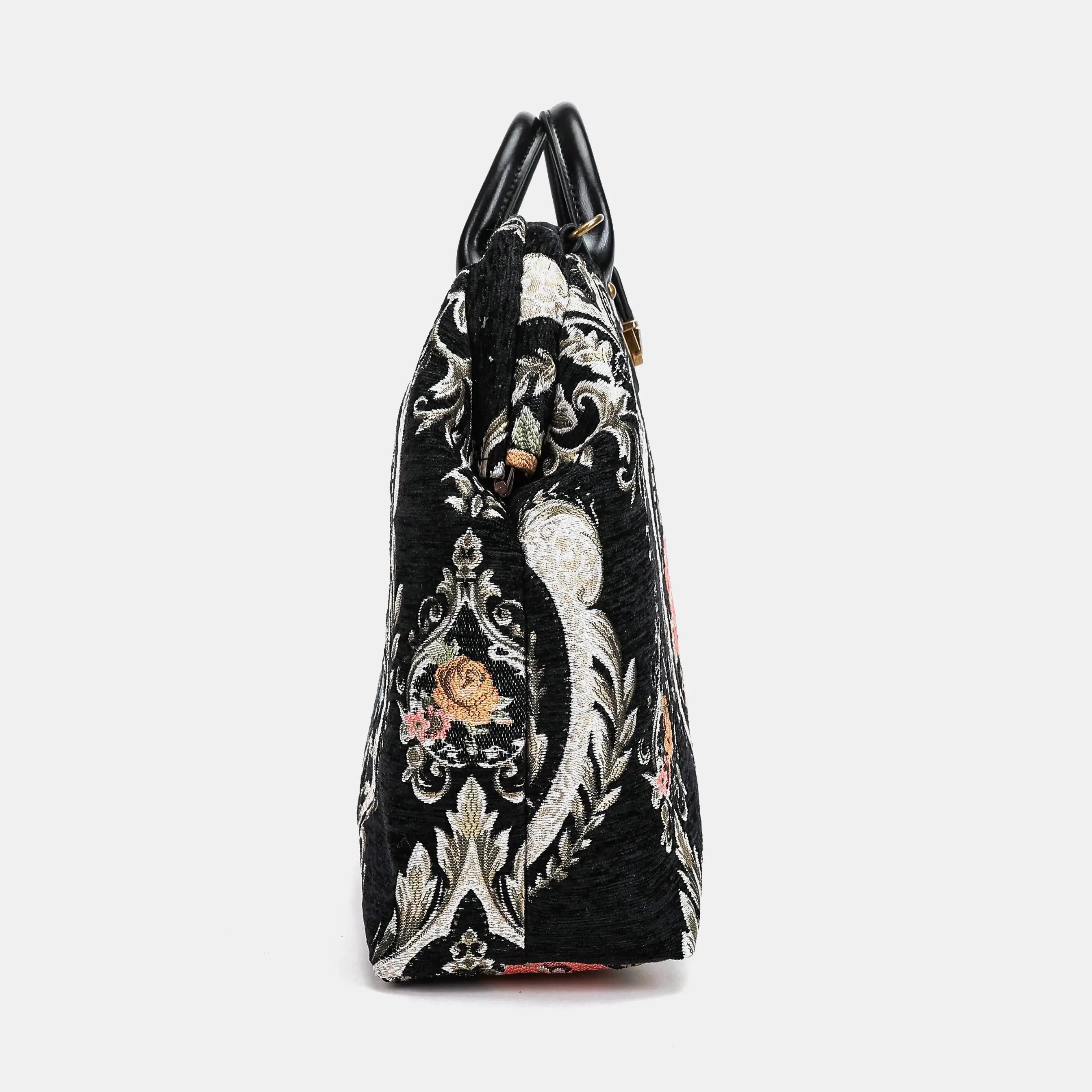 Eternal Elegance Black Carpetbag of America side