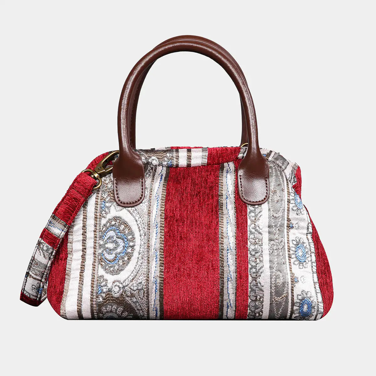 Ethnic Stripes Red Carpet Satchel Carpetbag of America main