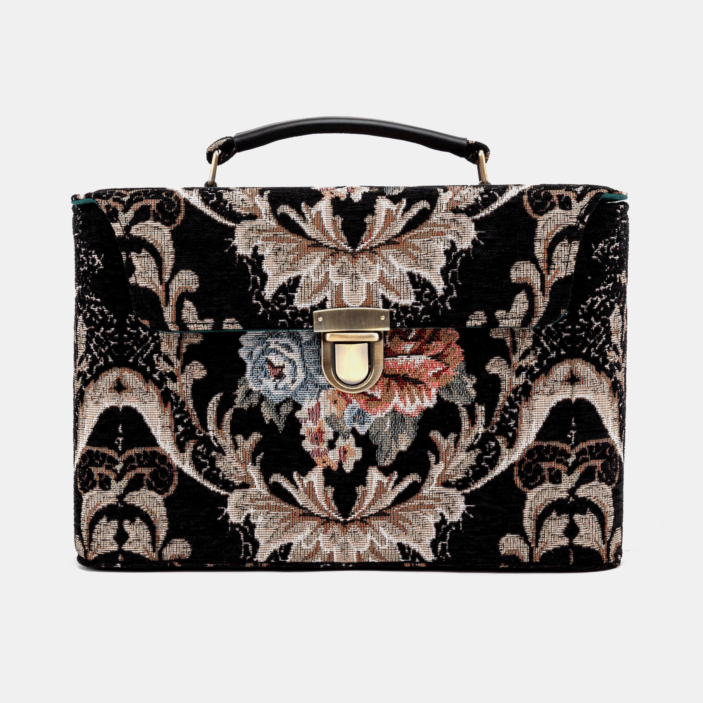 Floral Black Josephine Large Train Case of America  main