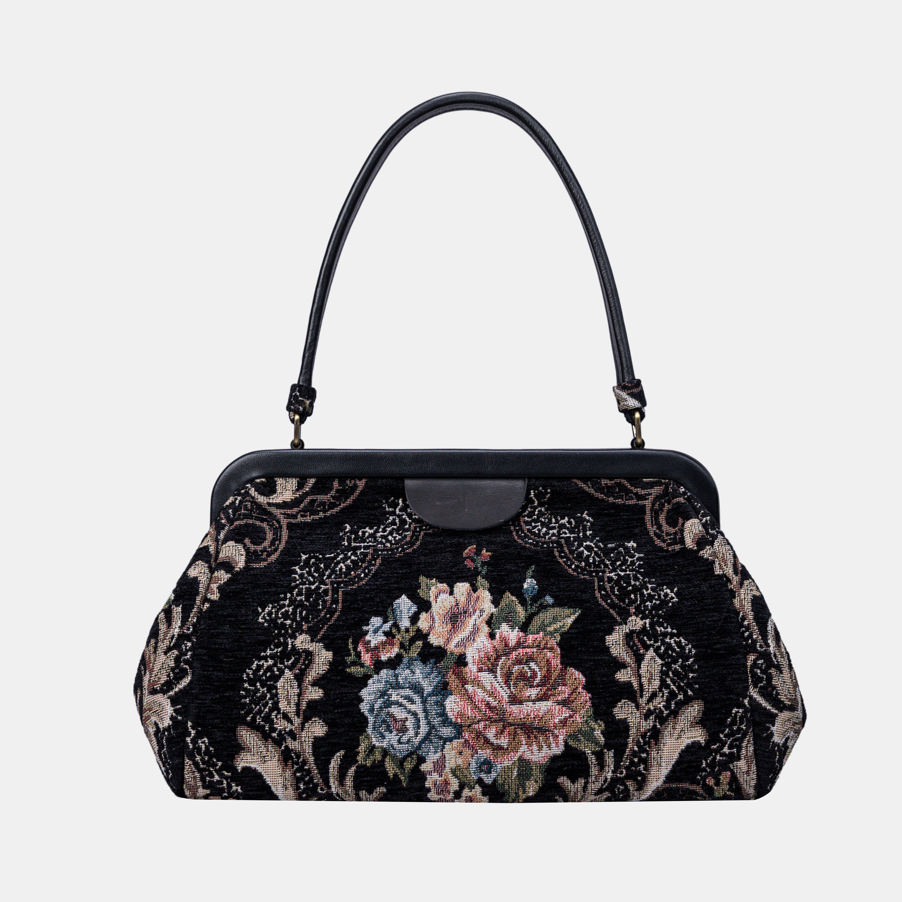Floral Black Shoulder Bag  of America
main