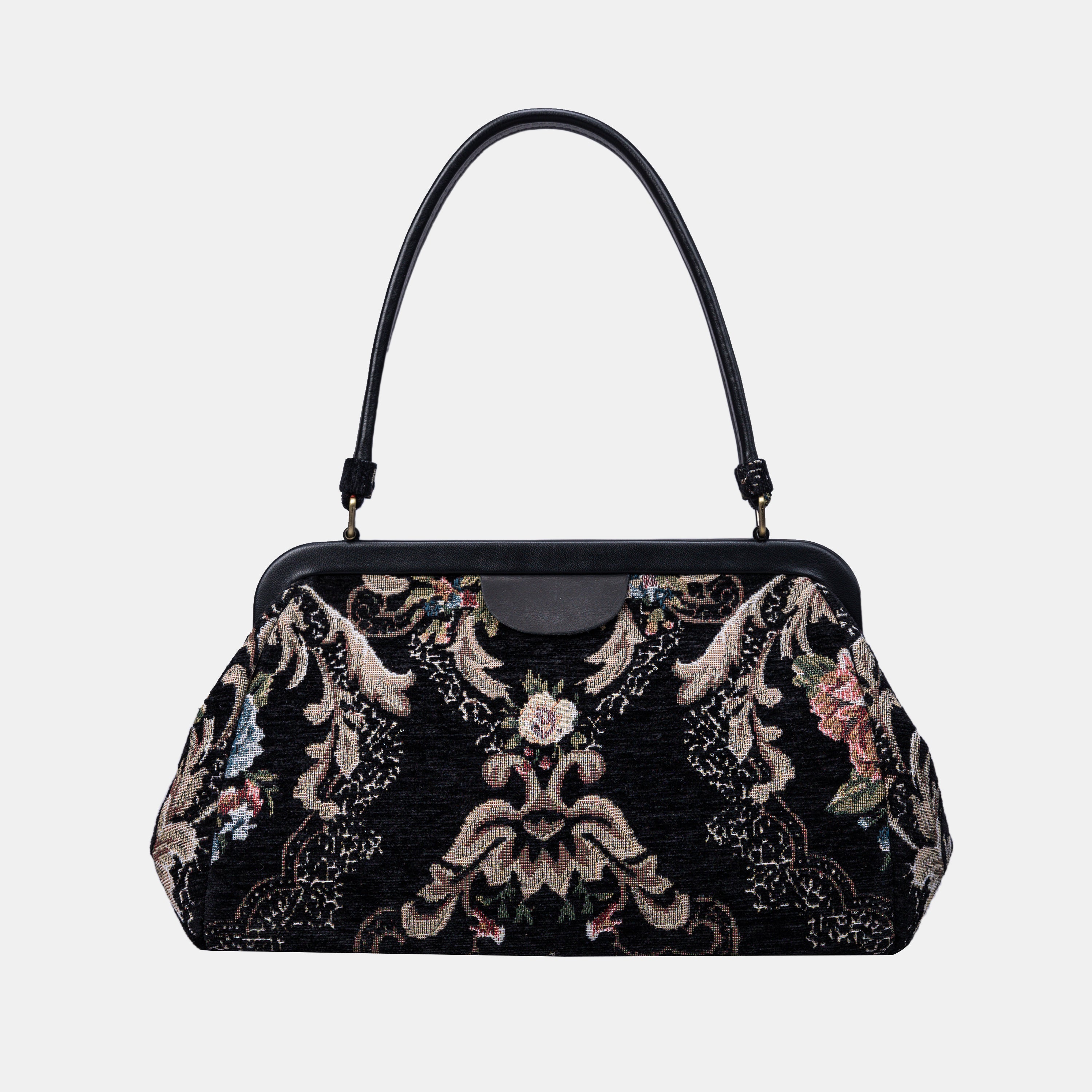 Floral Black Shoulder Bag  of America
back