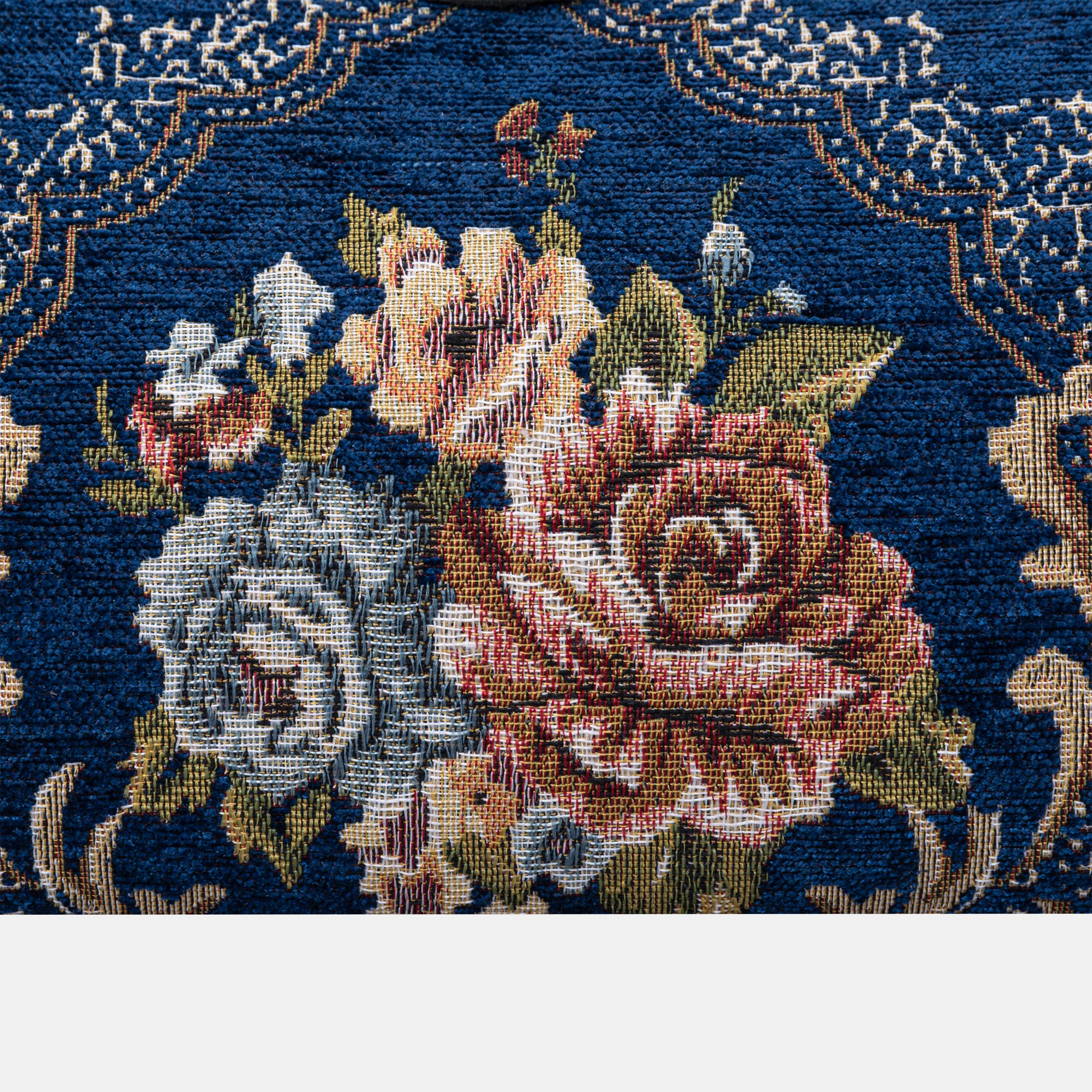Floral Blue Shoulder Bag  of America details