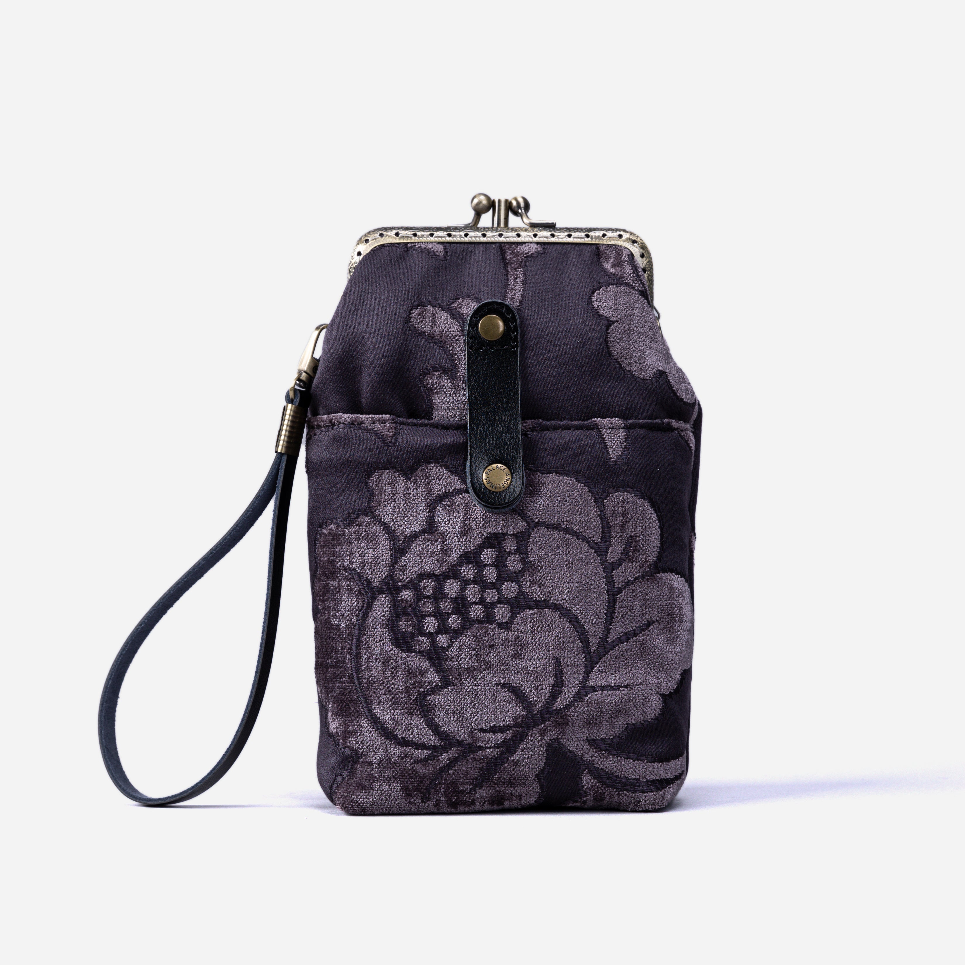 Floral Brocade Purple Carpet Phone Case Carpetbag of America main