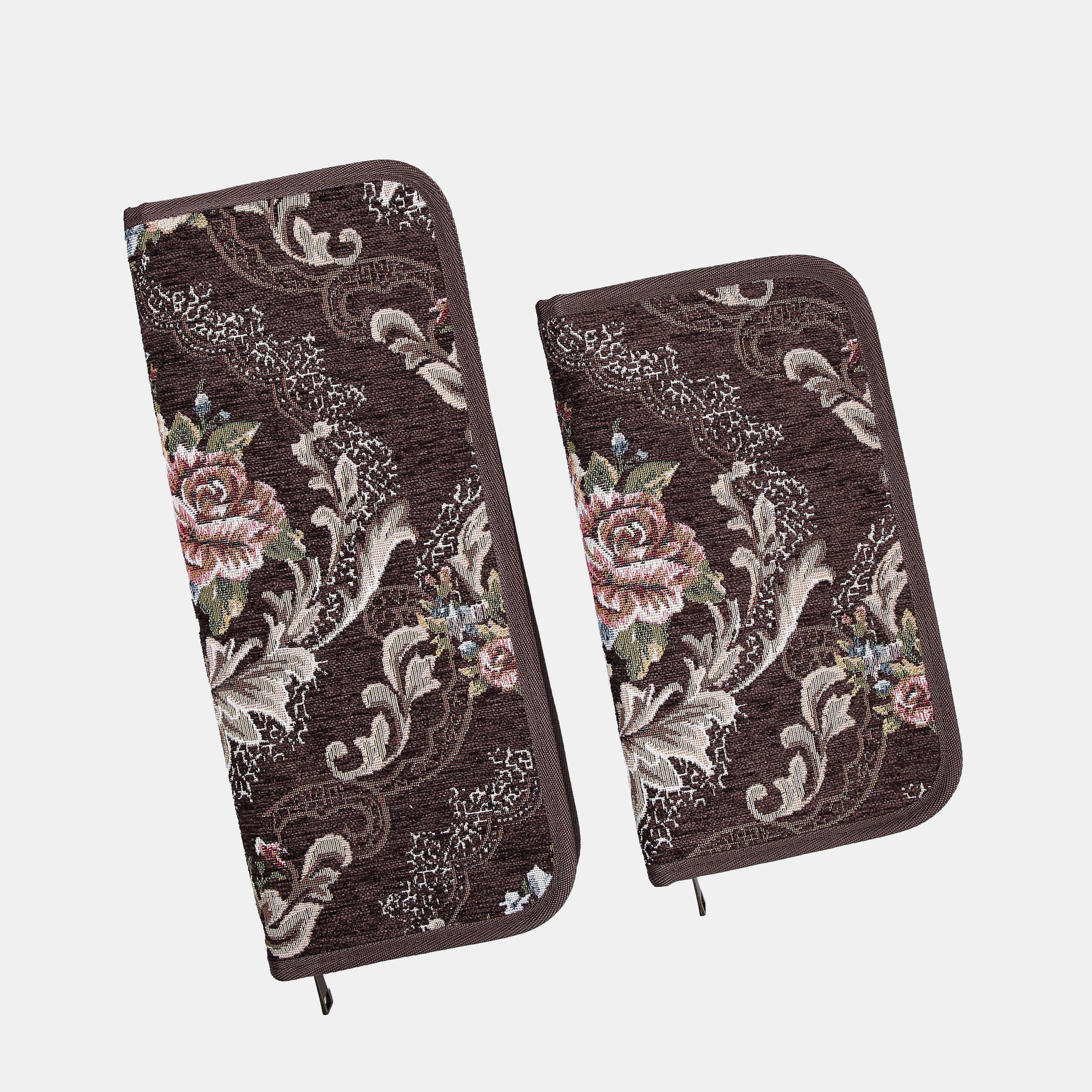 Floral Brown Carpet Needle Case  of America large and small main