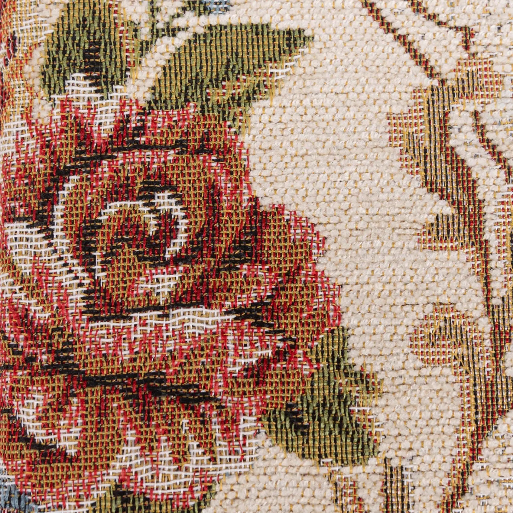 Floral Cream Checkbook Cover of America detail