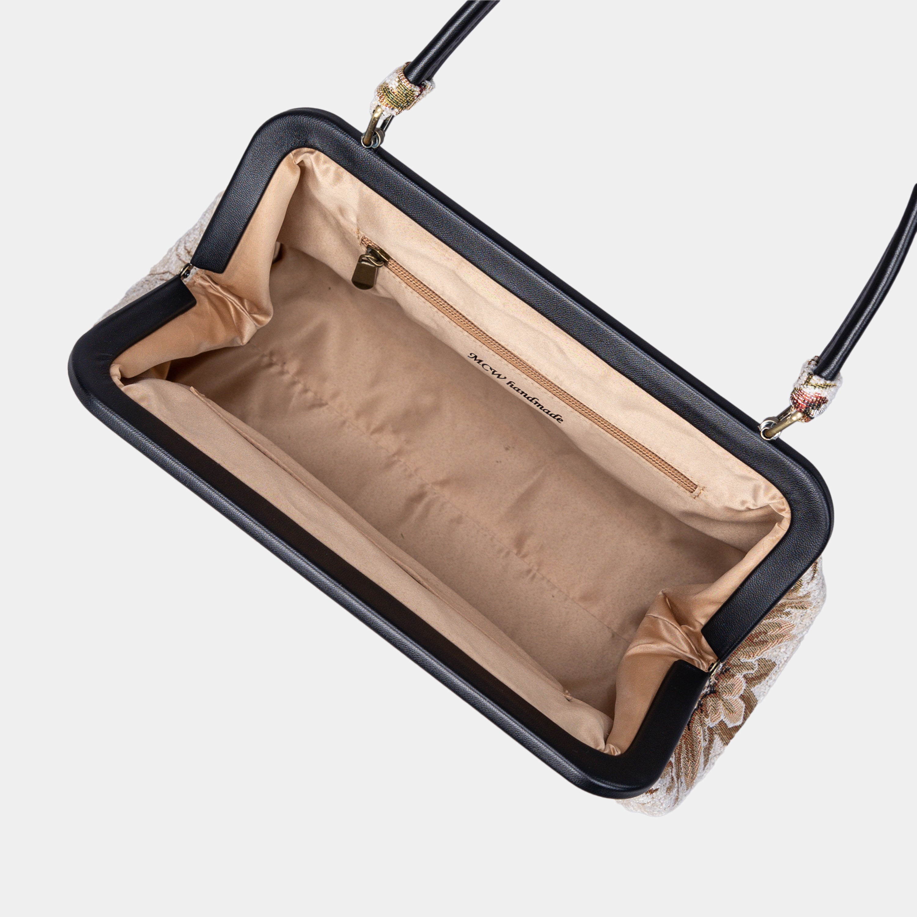 Floral Cream Shoulder Bag  of America
inside