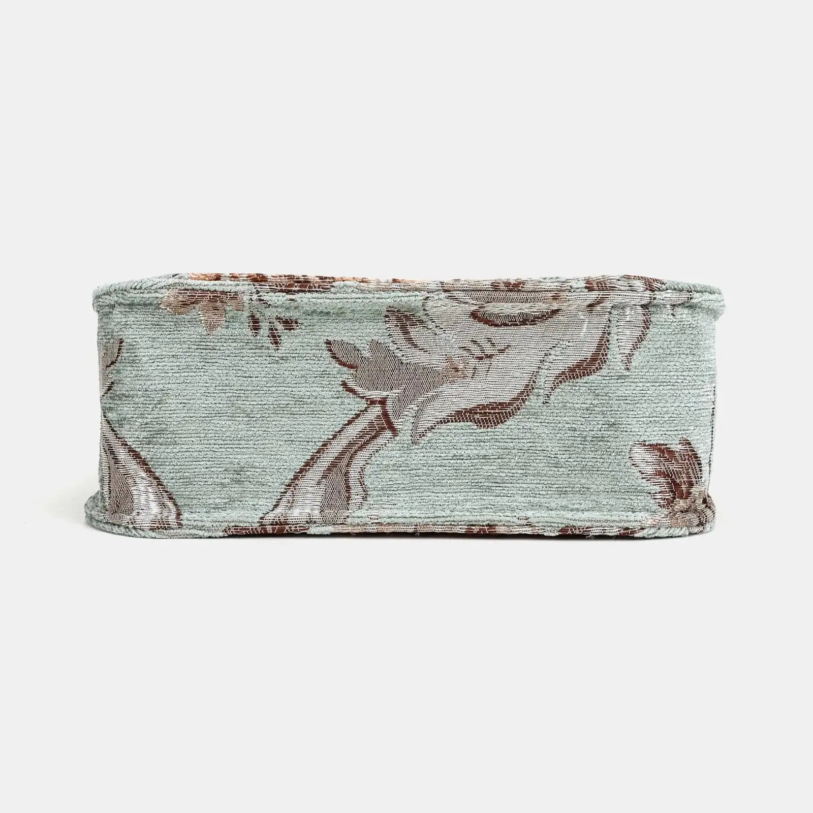 Floral Mint Flap Crossbody Carpet Bag of America bottom