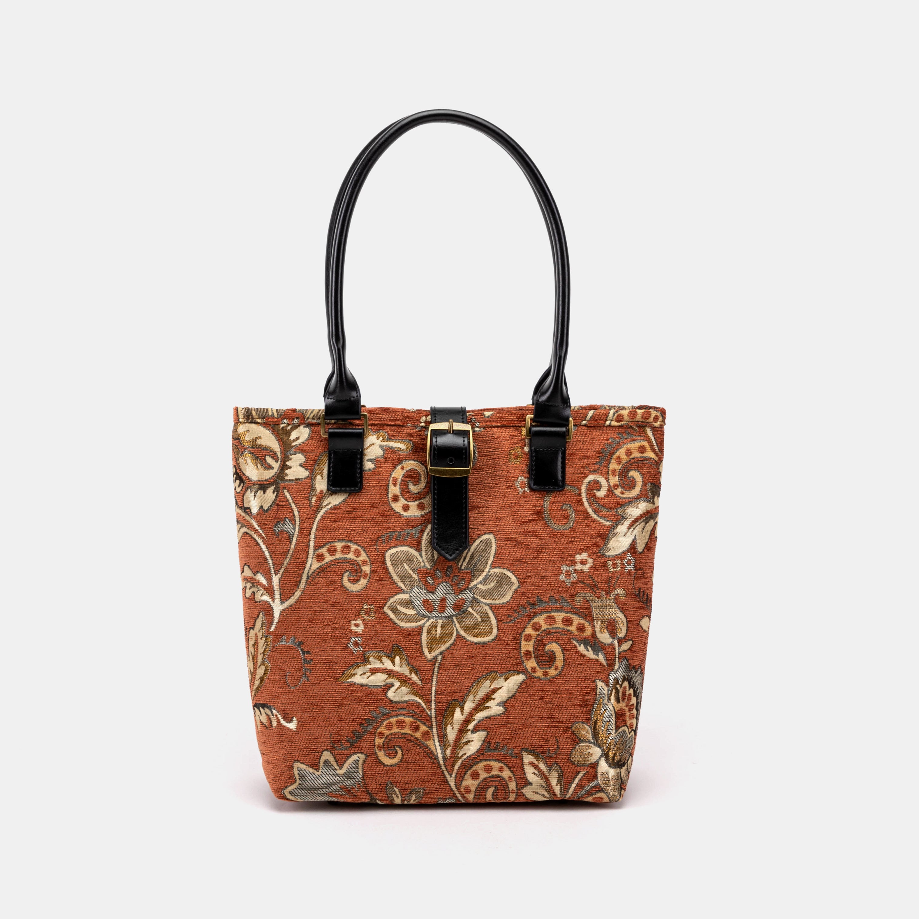 Floral Paisley Orange Everyday Tote Bag of America main
