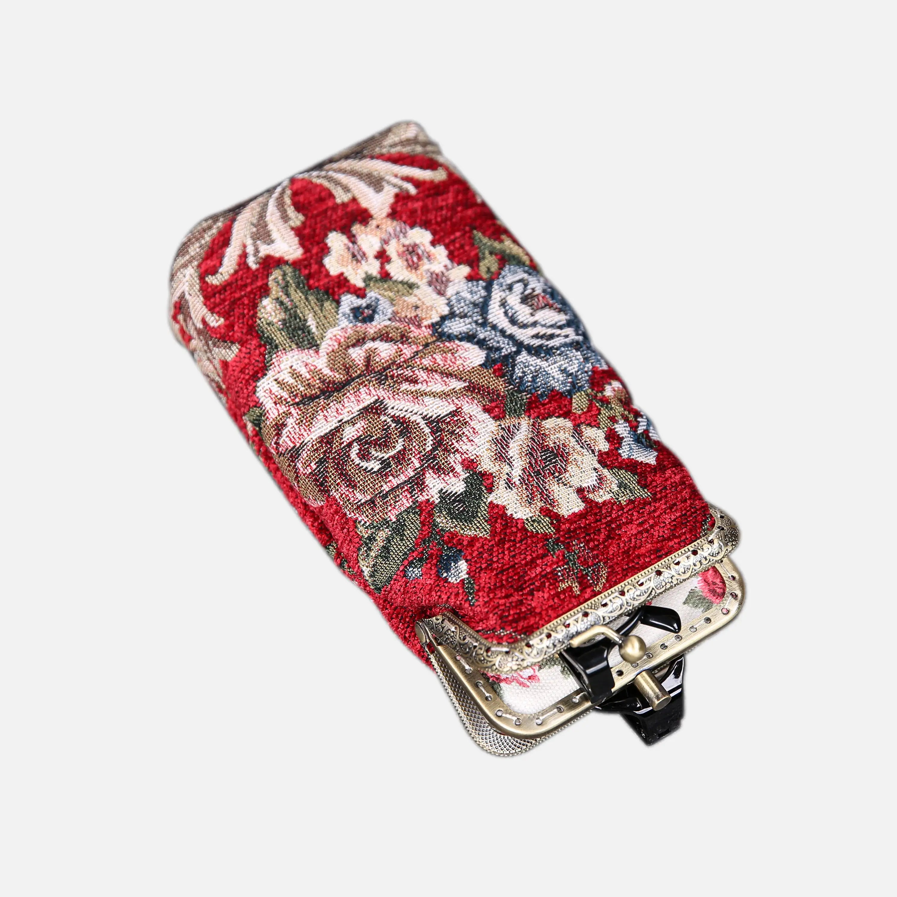 Floral Red Carpet Eyeglasses Case of America front-1