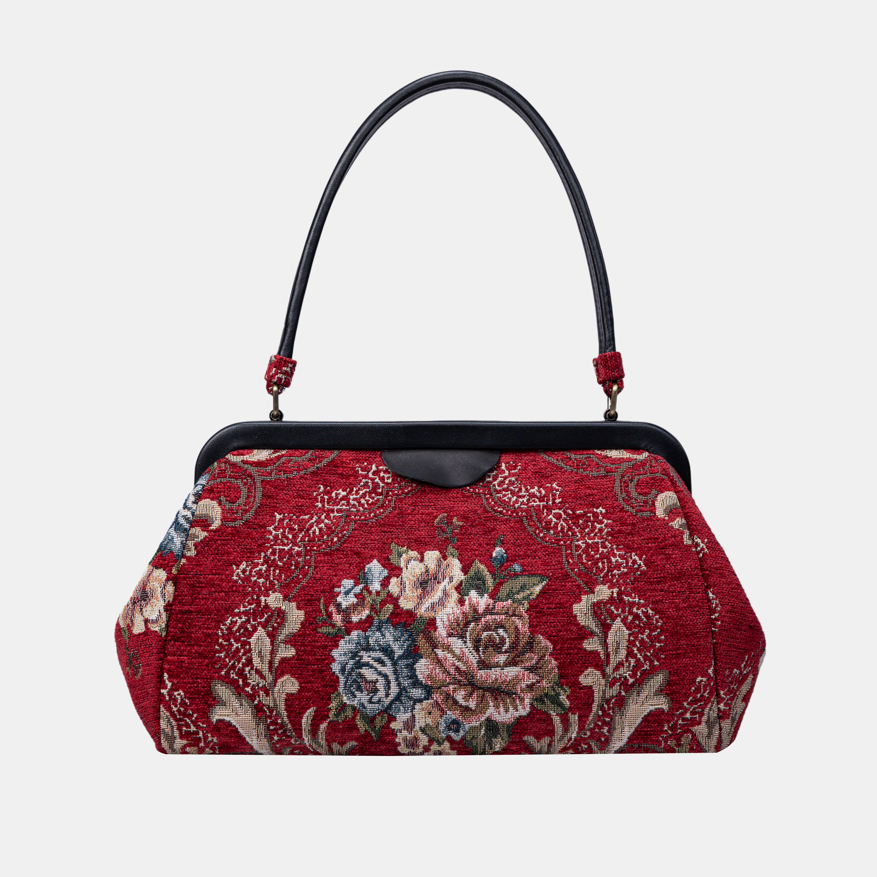 Floral Red Shoulder Bag of America main