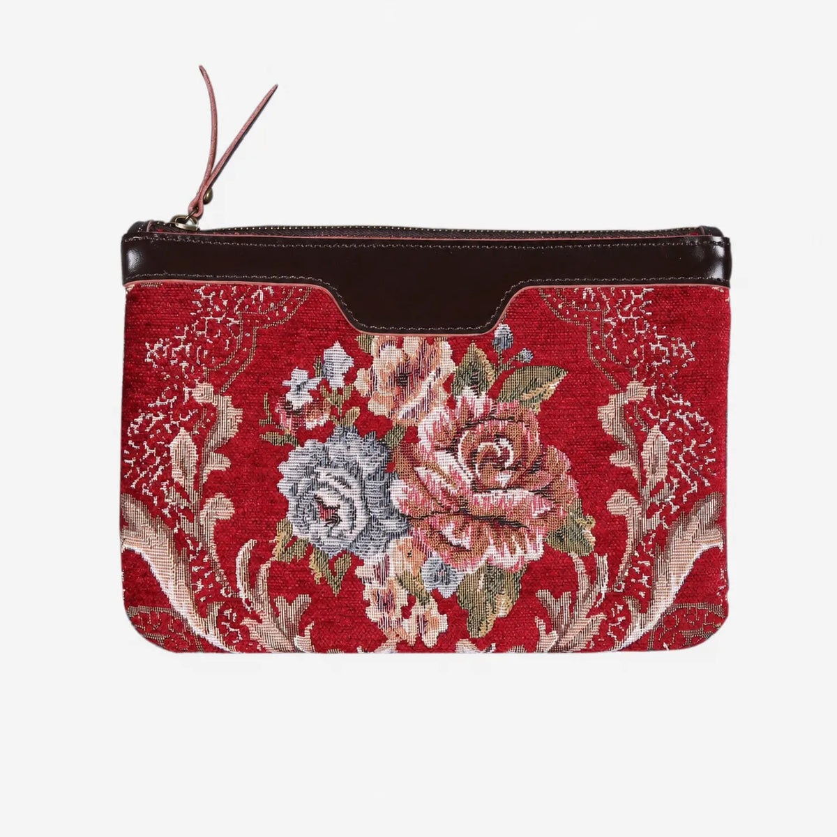 Floral Red Color carpet bag MCW Handmade main