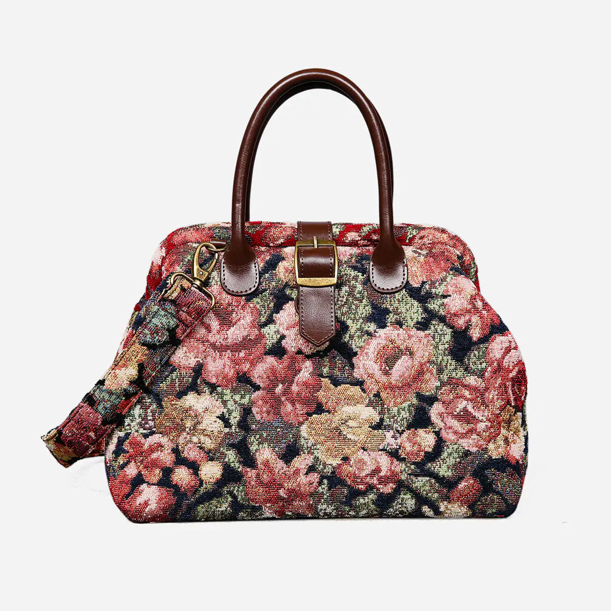 Floral Rose Carpet Handbag Purse carpet bag MCW Handmade of America main